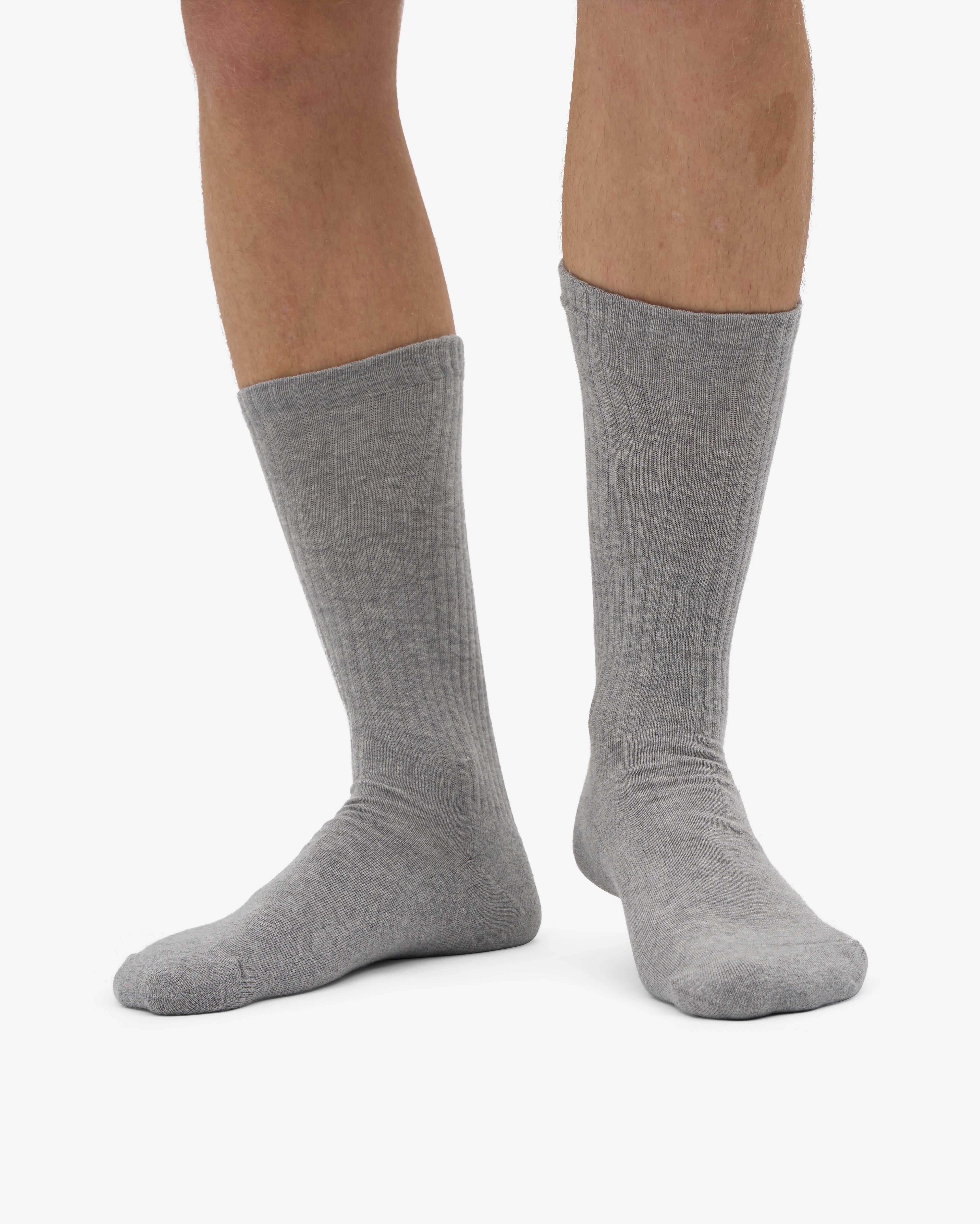 Organic Active Sock - Heather Grey