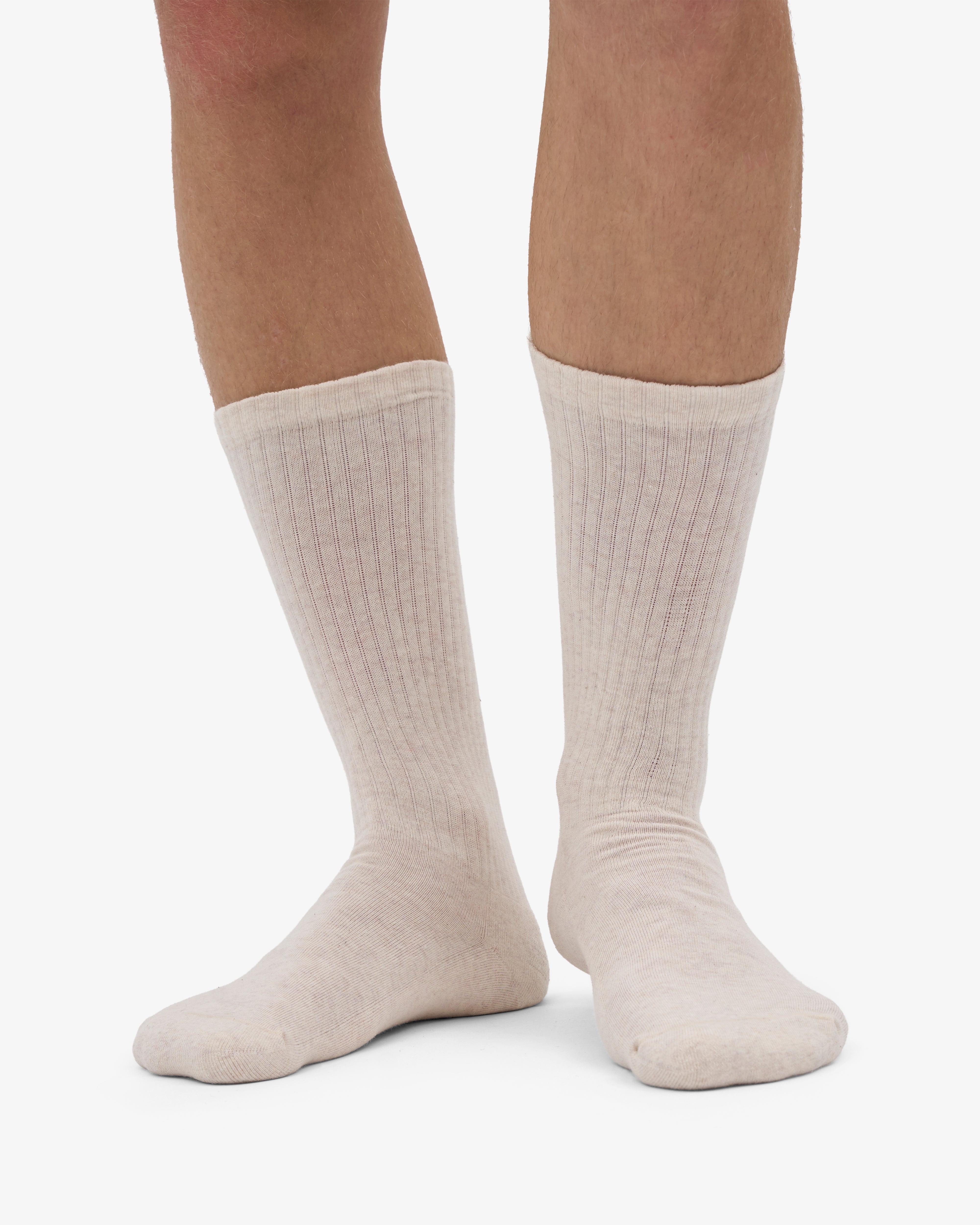 Organic Active Sock - Ivory White