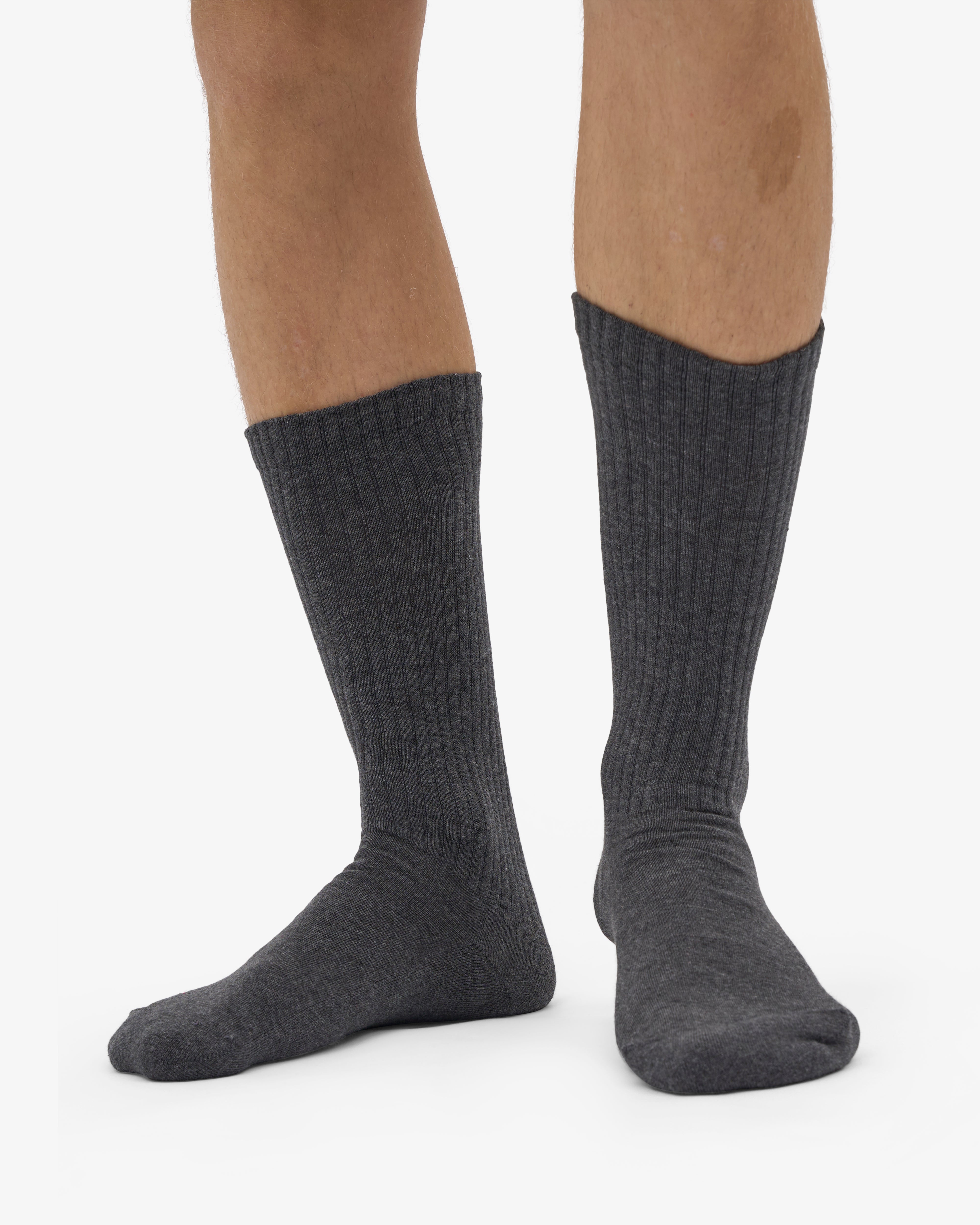 Organic Active Sock - Lava Grey