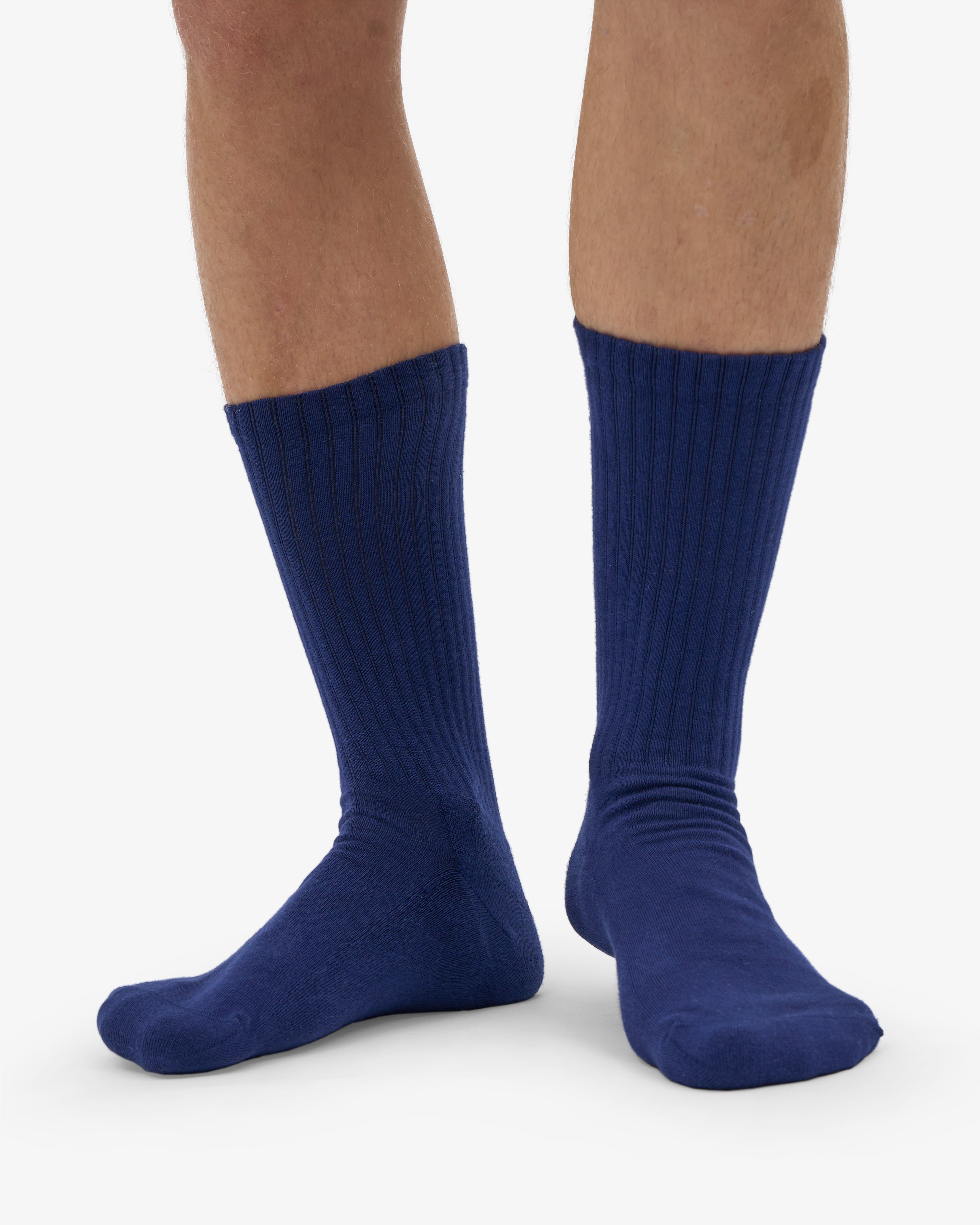 Organic Active Sock - Marine Blue