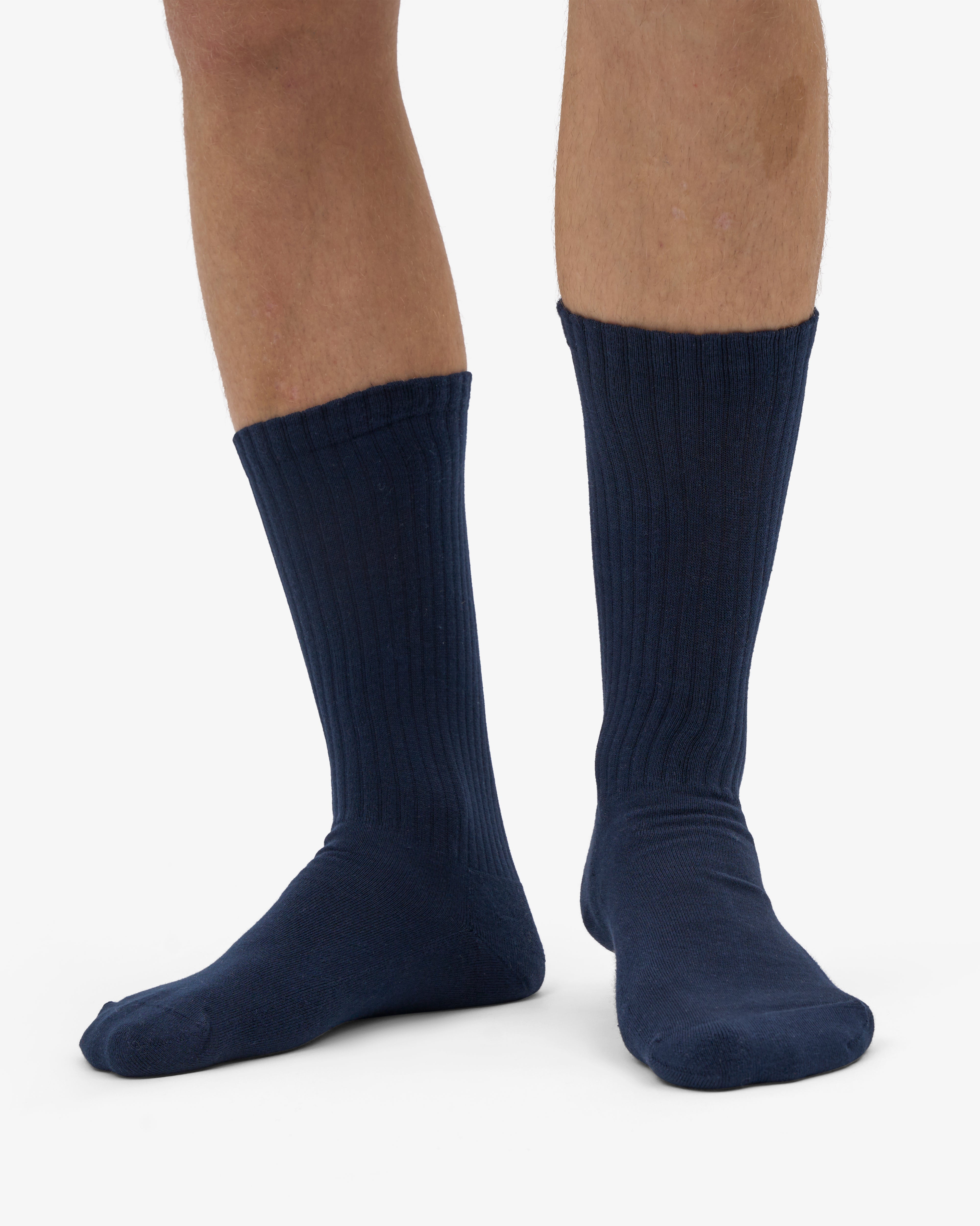 Organic Active Sock - Navy Blue