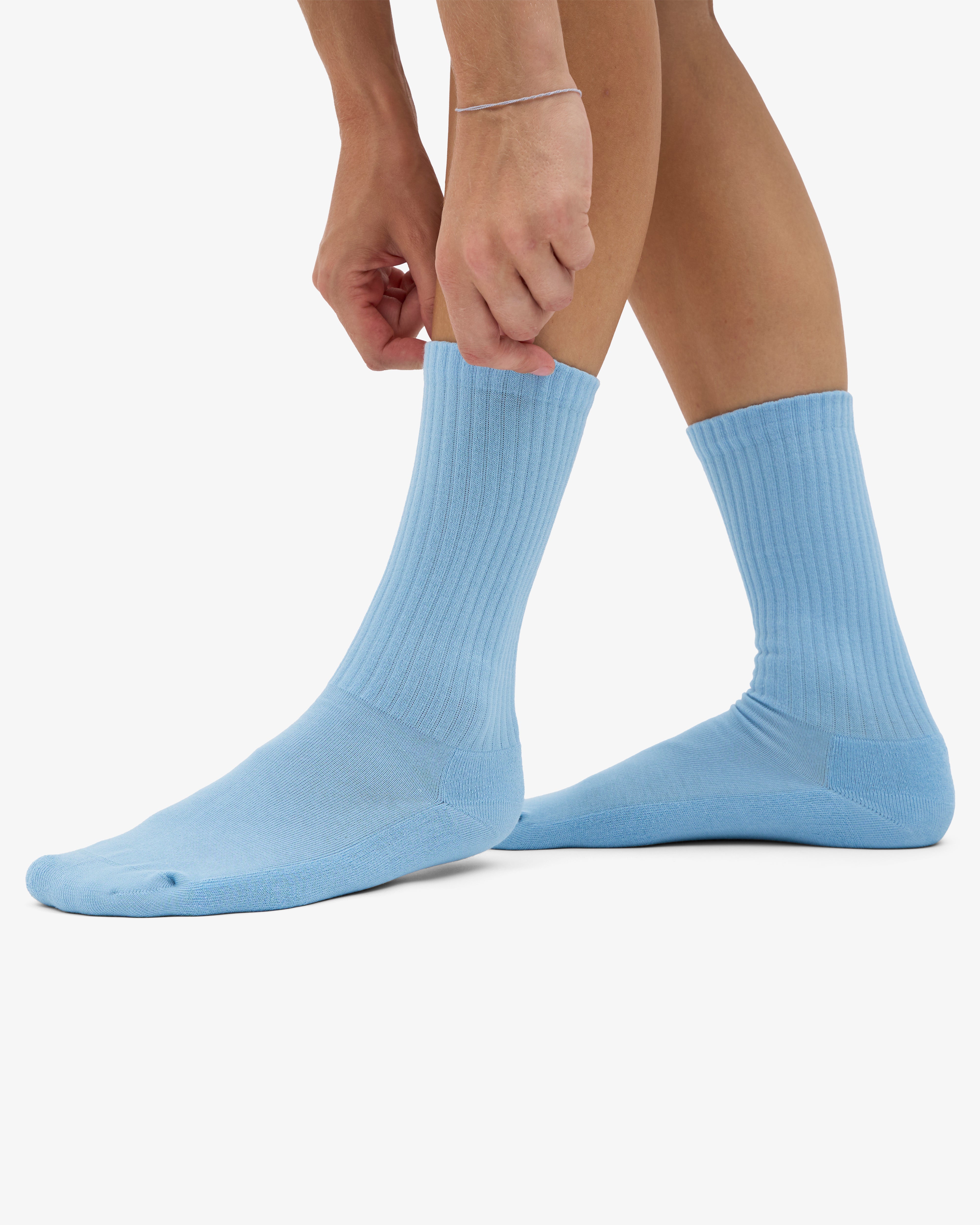Organic Active Sock - Seaside Blue