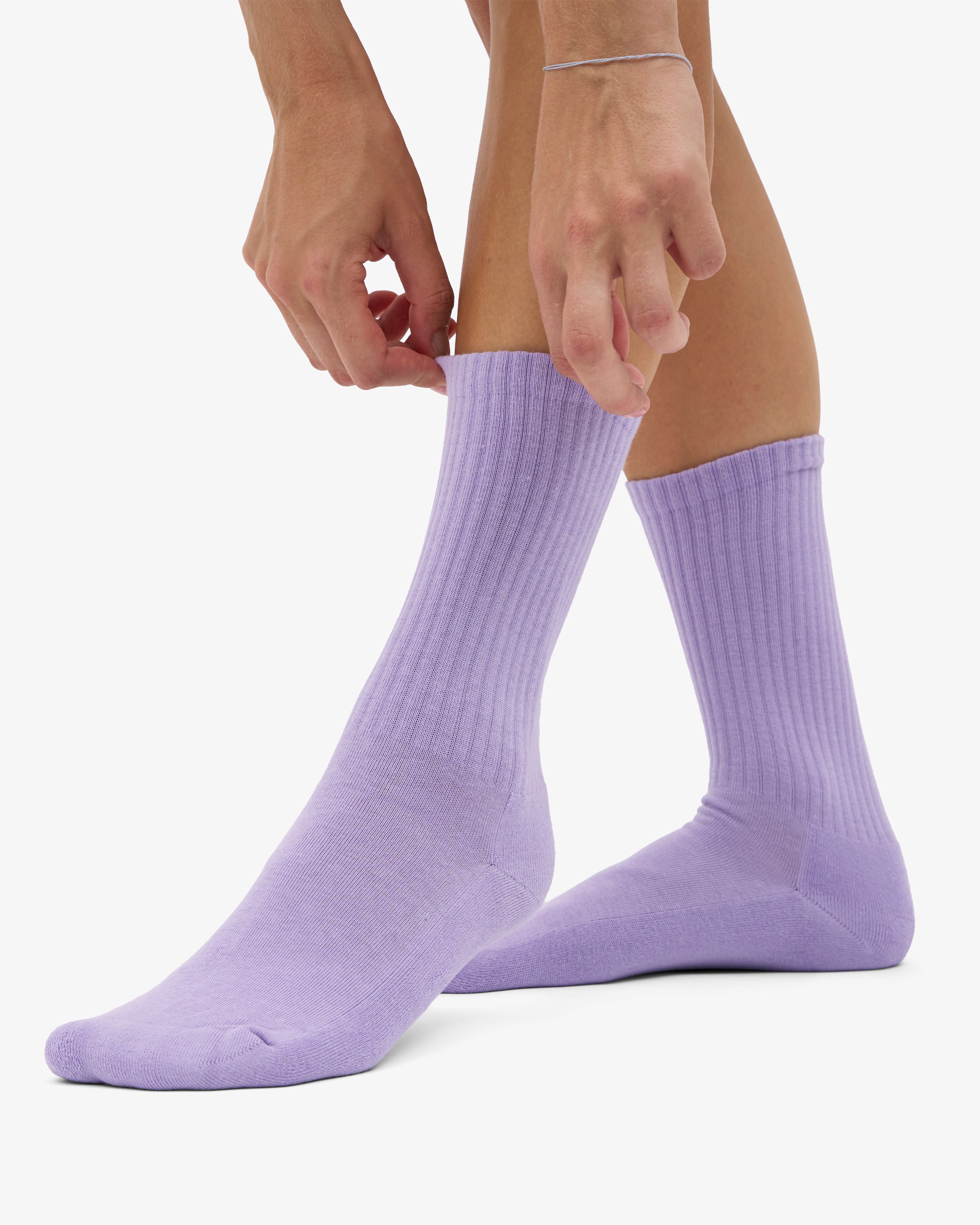 Organic Active Sock - Soft Lavender