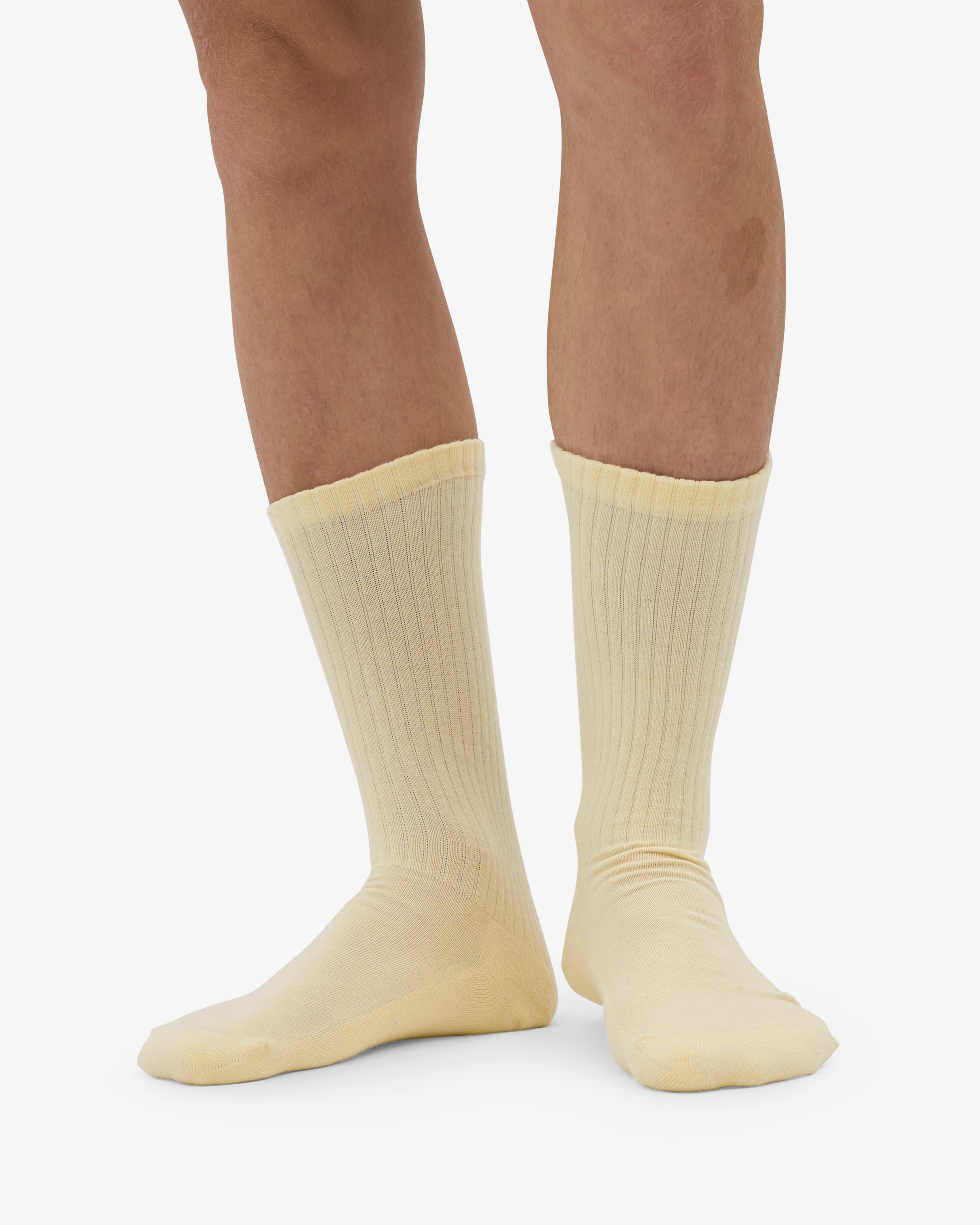 Organic Active Sock - Soft Yellow