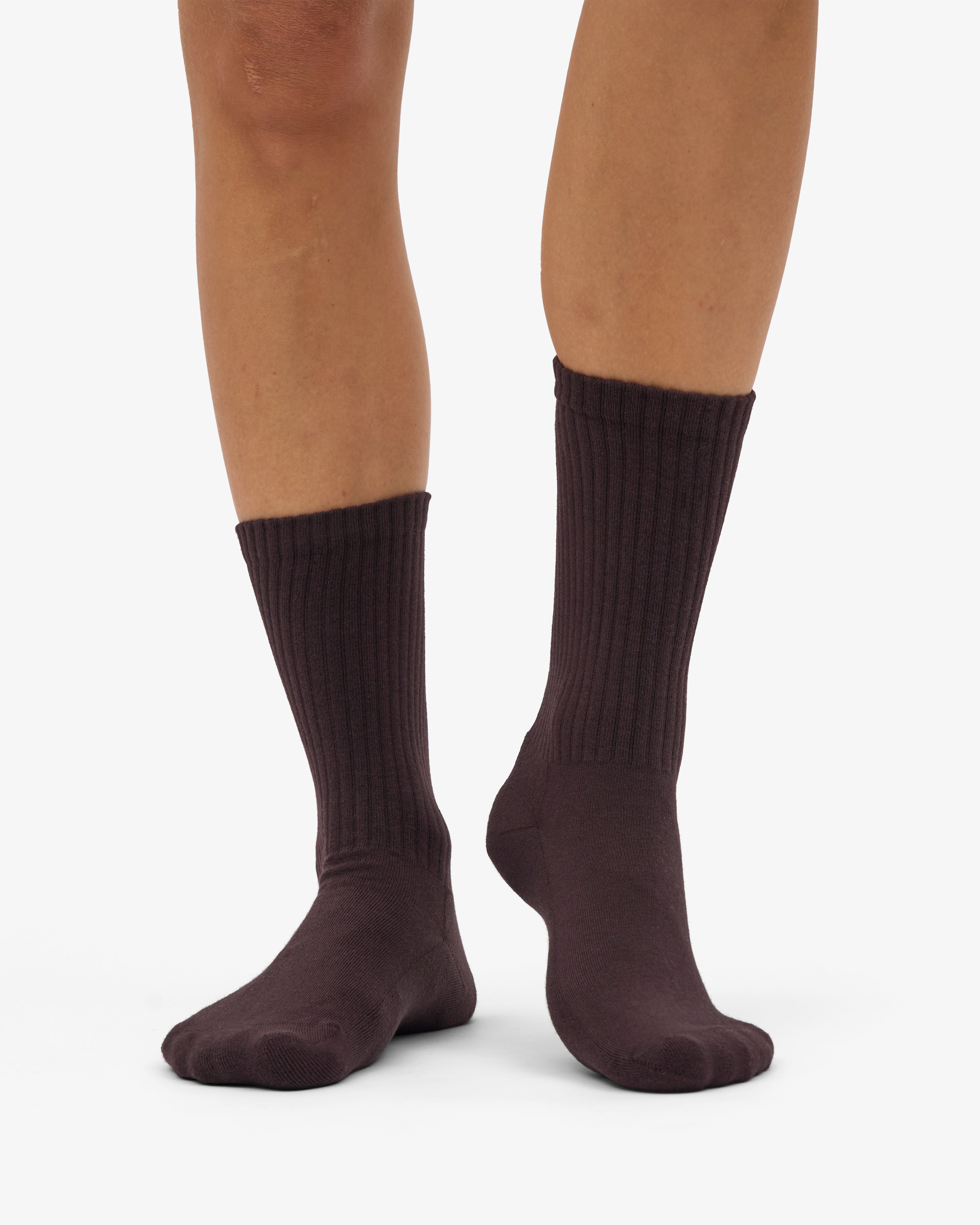 Organic Active Sock - Coffee Brown