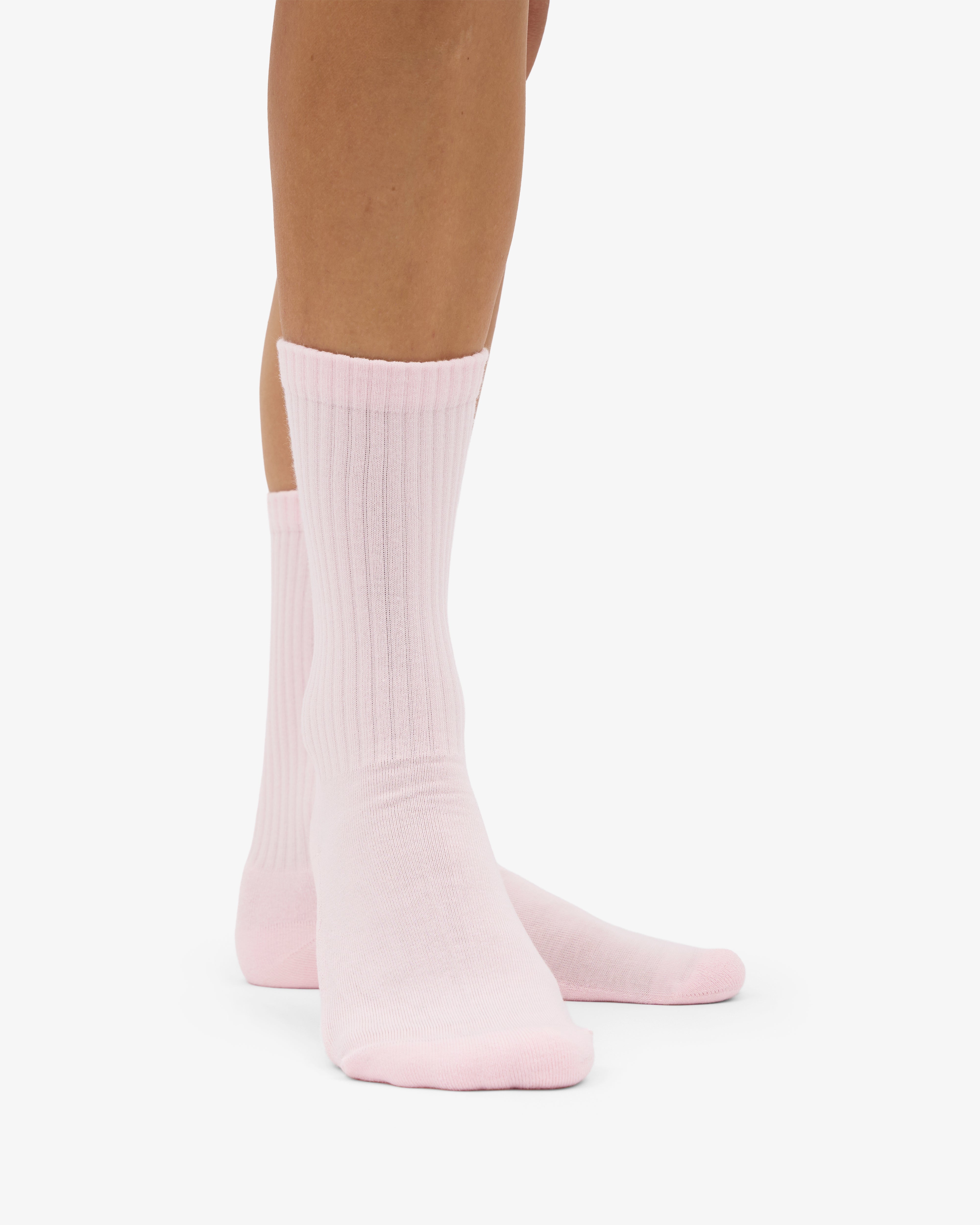 Organic Active Sock - Faded Pink