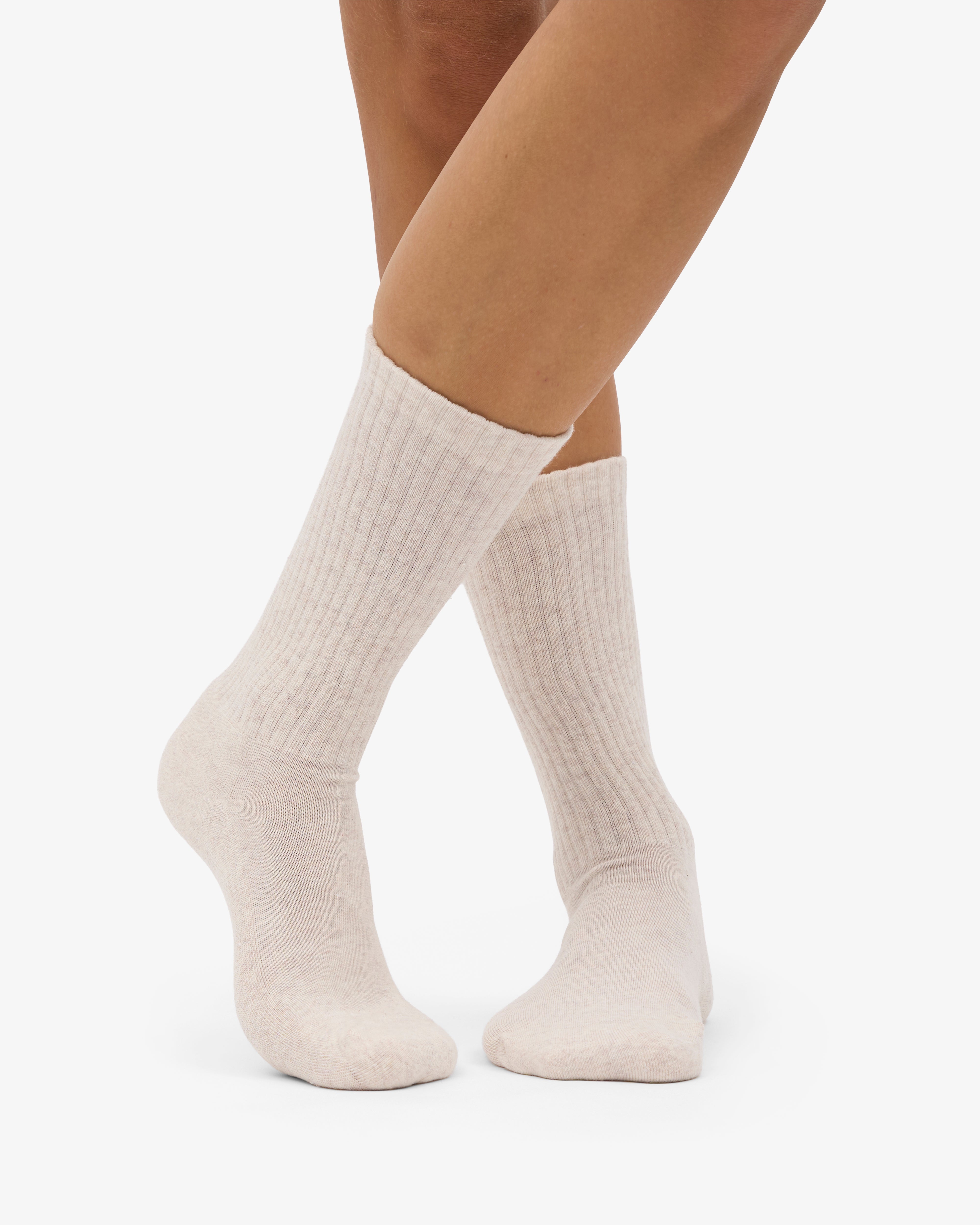 Organic Active Sock - Ivory White
