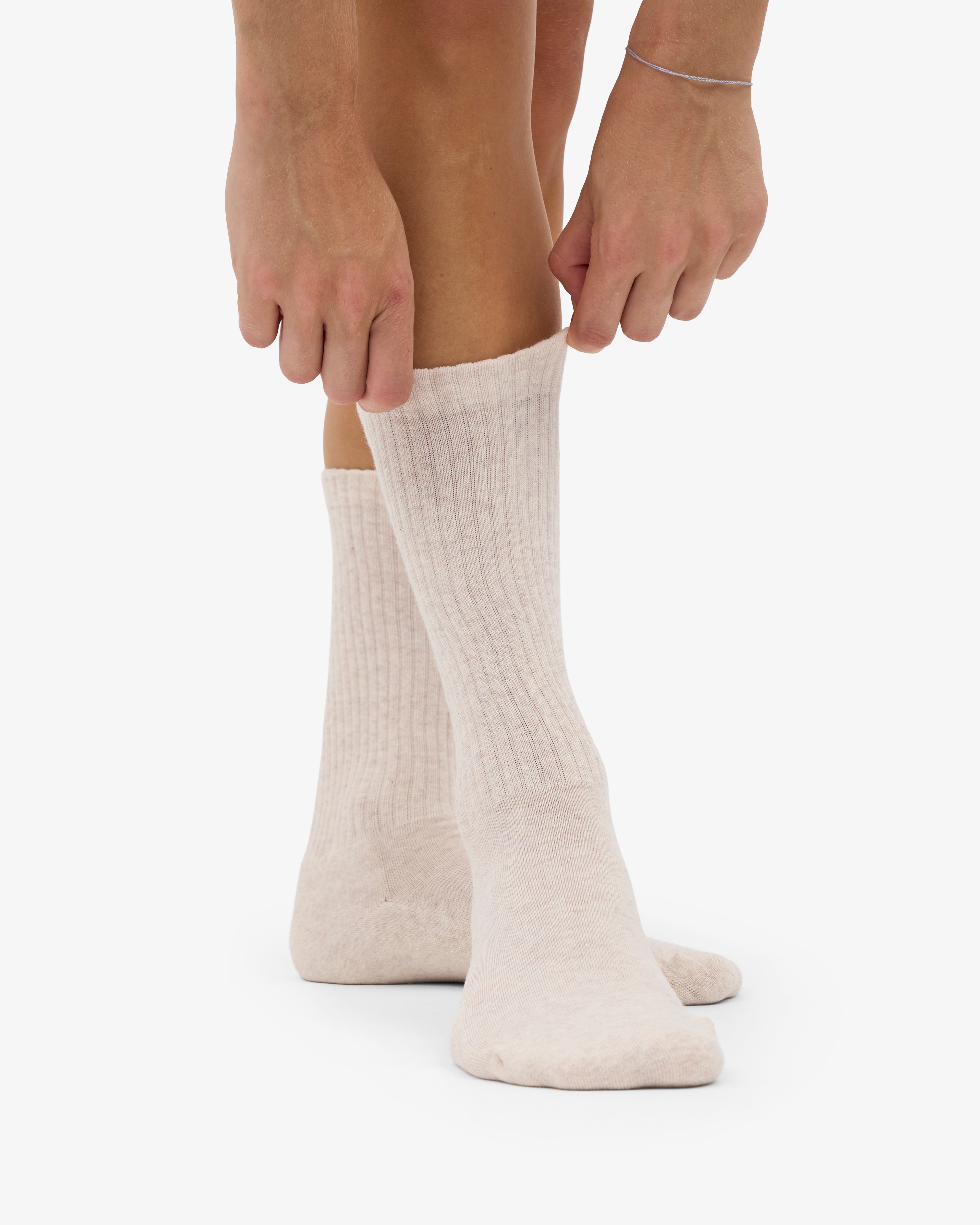 Organic Active Sock - Ivory White
