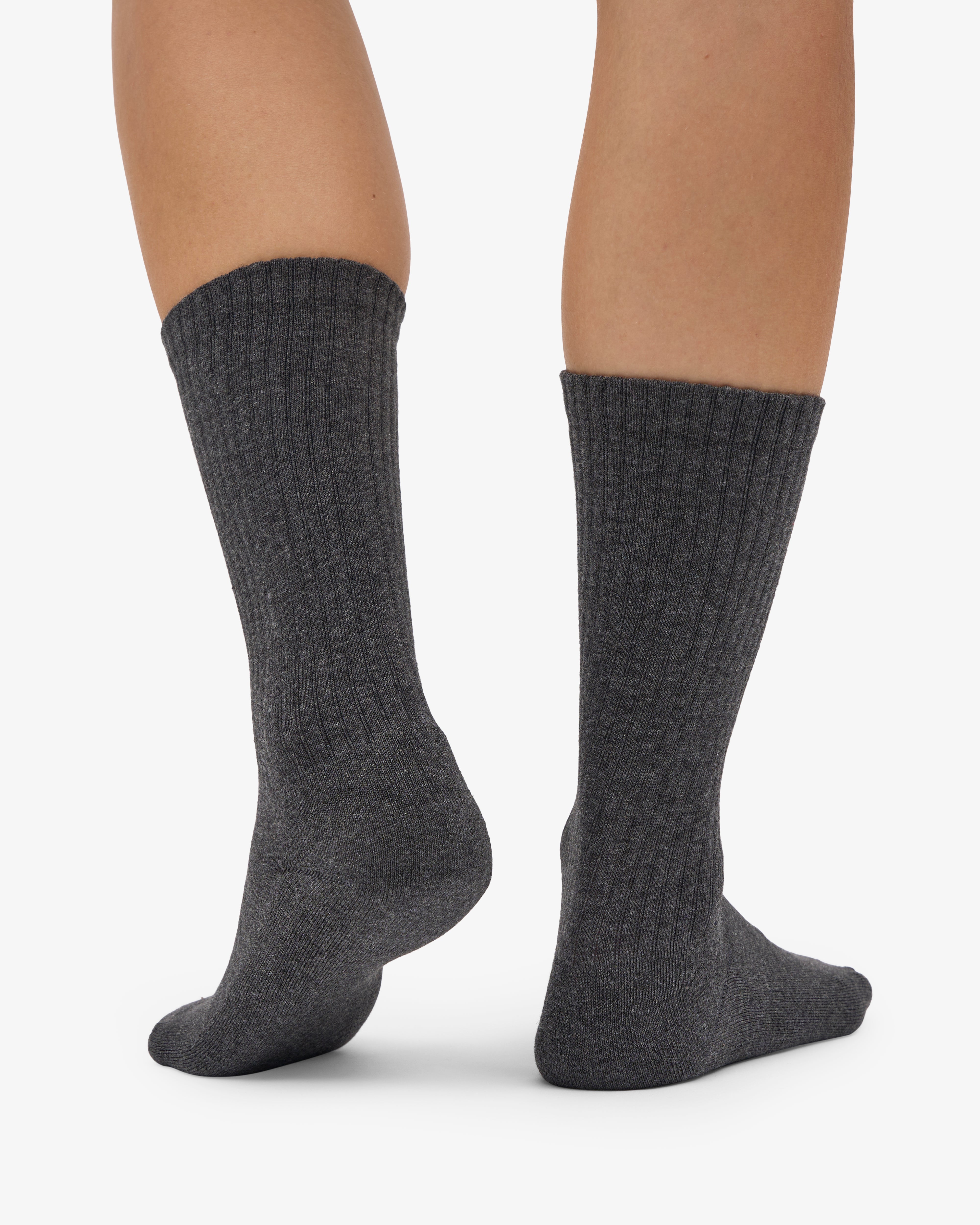Organic Active Sock - Lava Grey