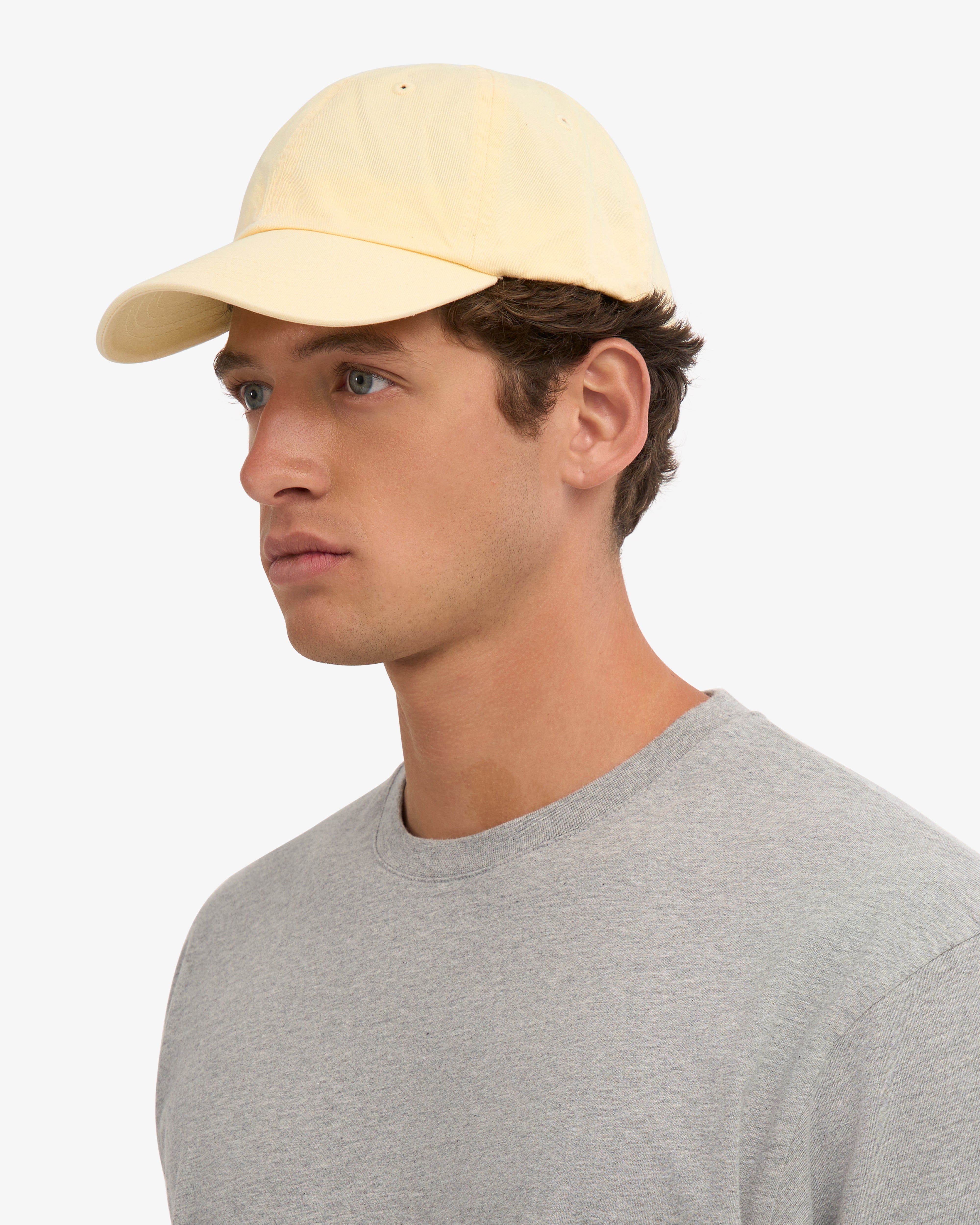 Organic Cotton Cap - Soft Yellow