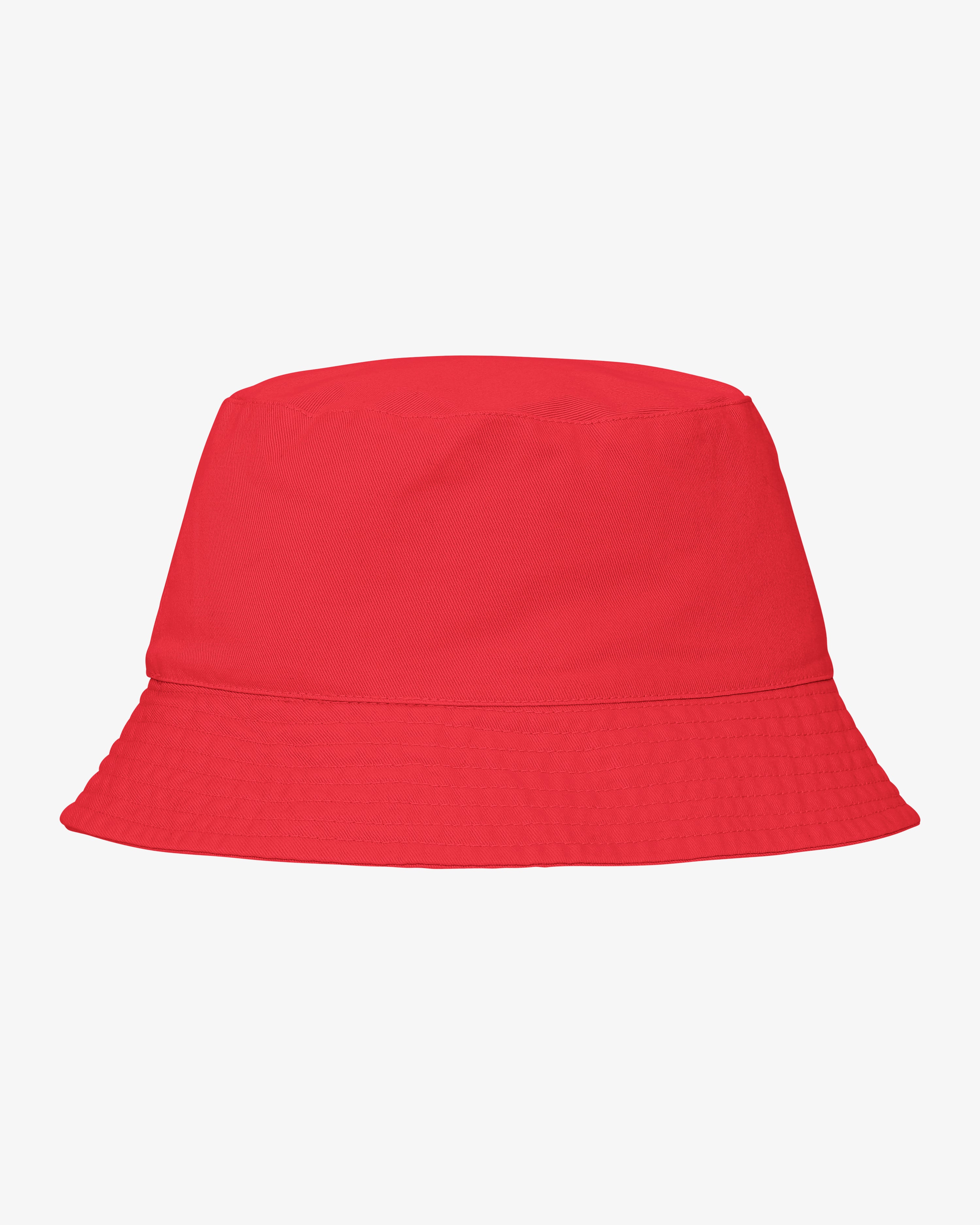 Organic Cotton Bucket Hat - Red Tangerine