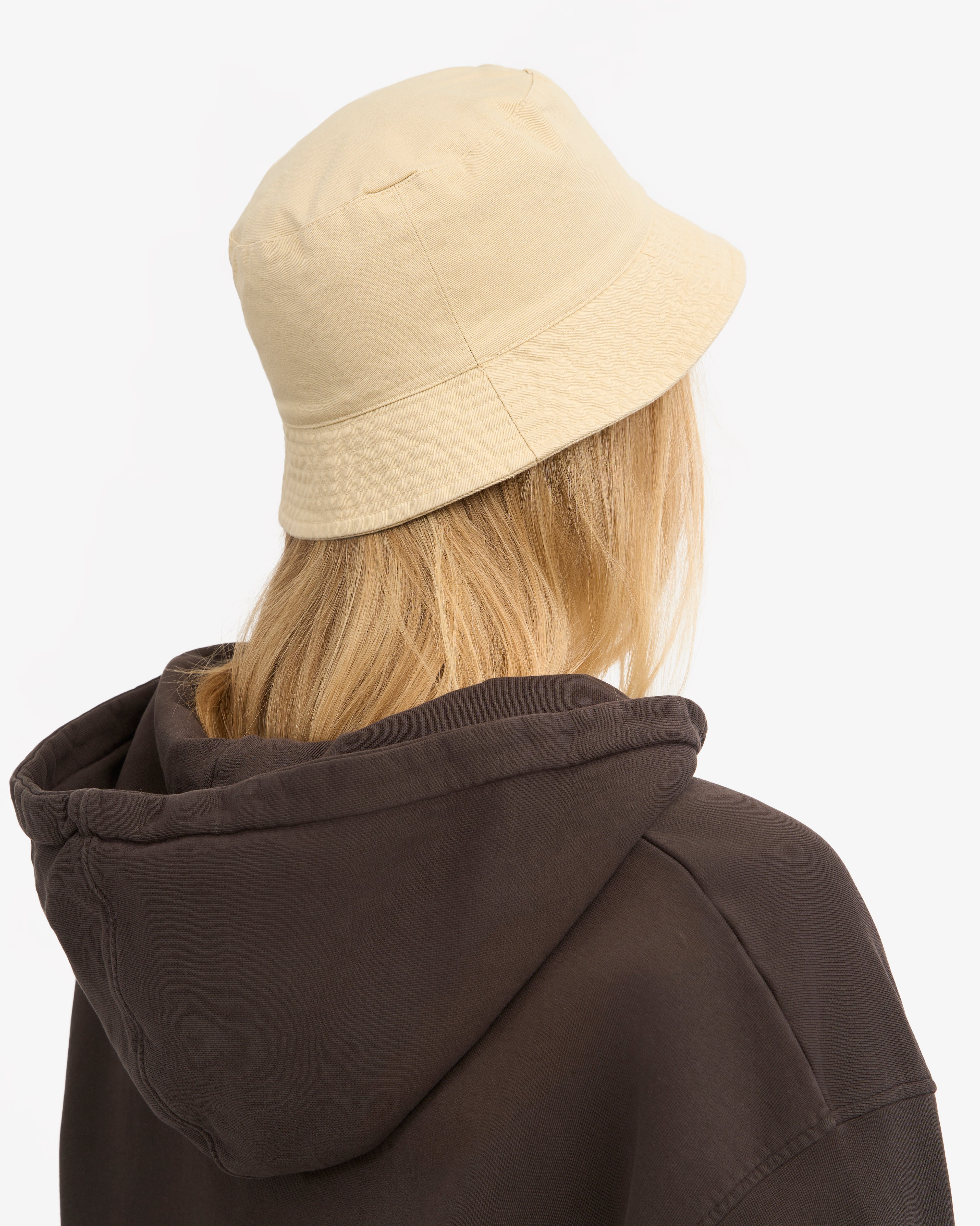 Organic Cotton Bucket Hat - Ivory White