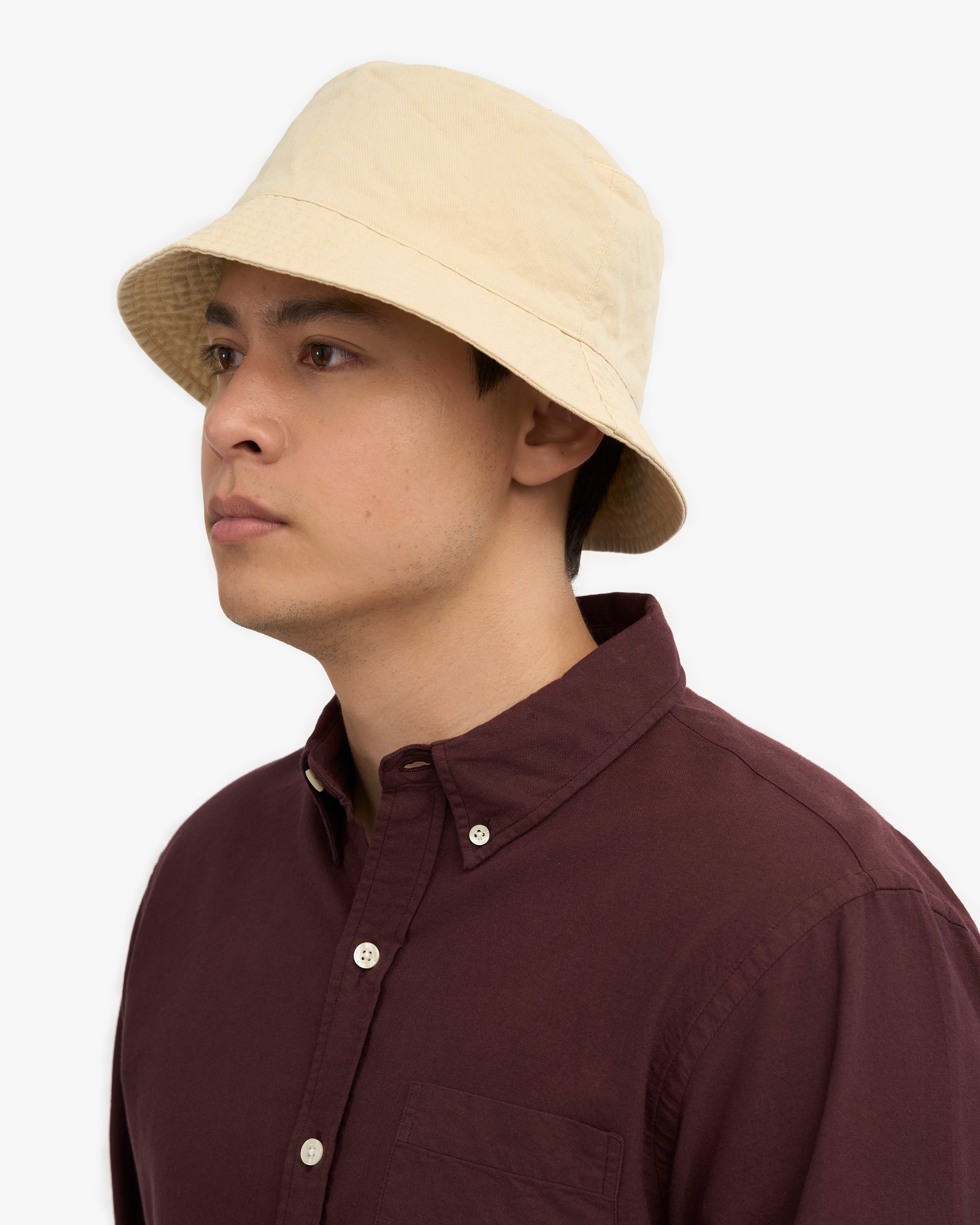 Organic Cotton Bucket Hat - Ivory White