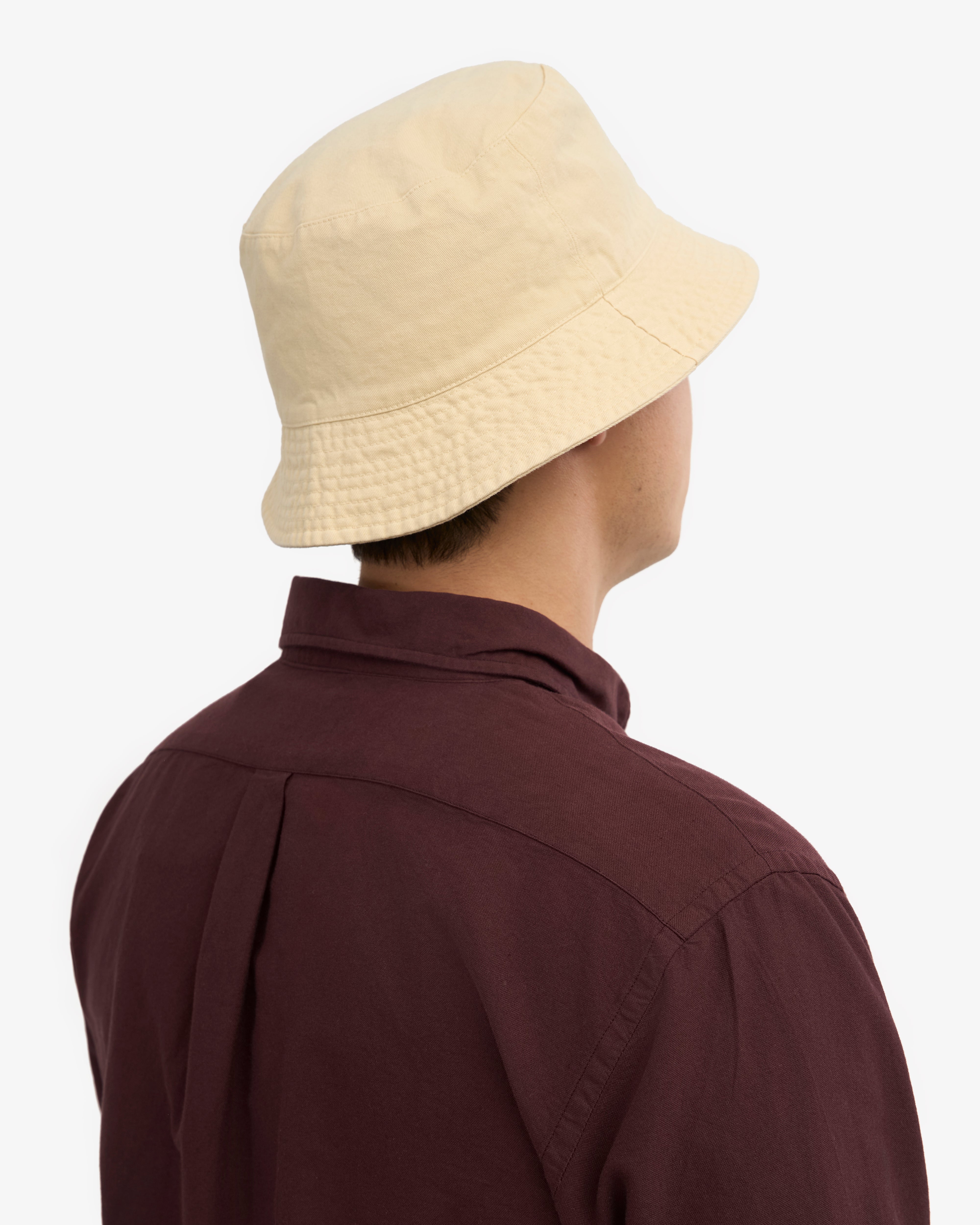 Organic Cotton Bucket Hat - Ivory White