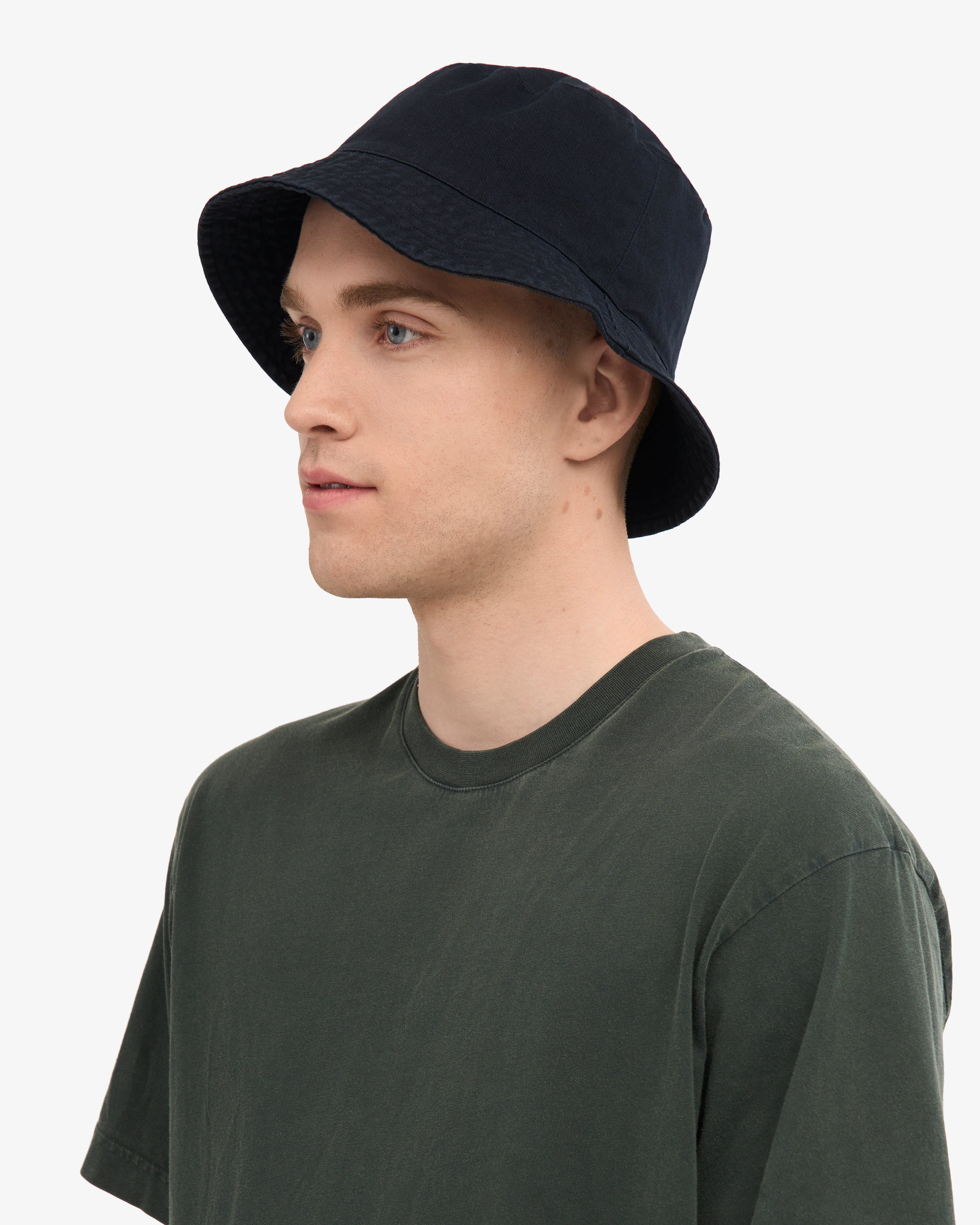 Organic Cotton Bucket Hat - Navy Blue