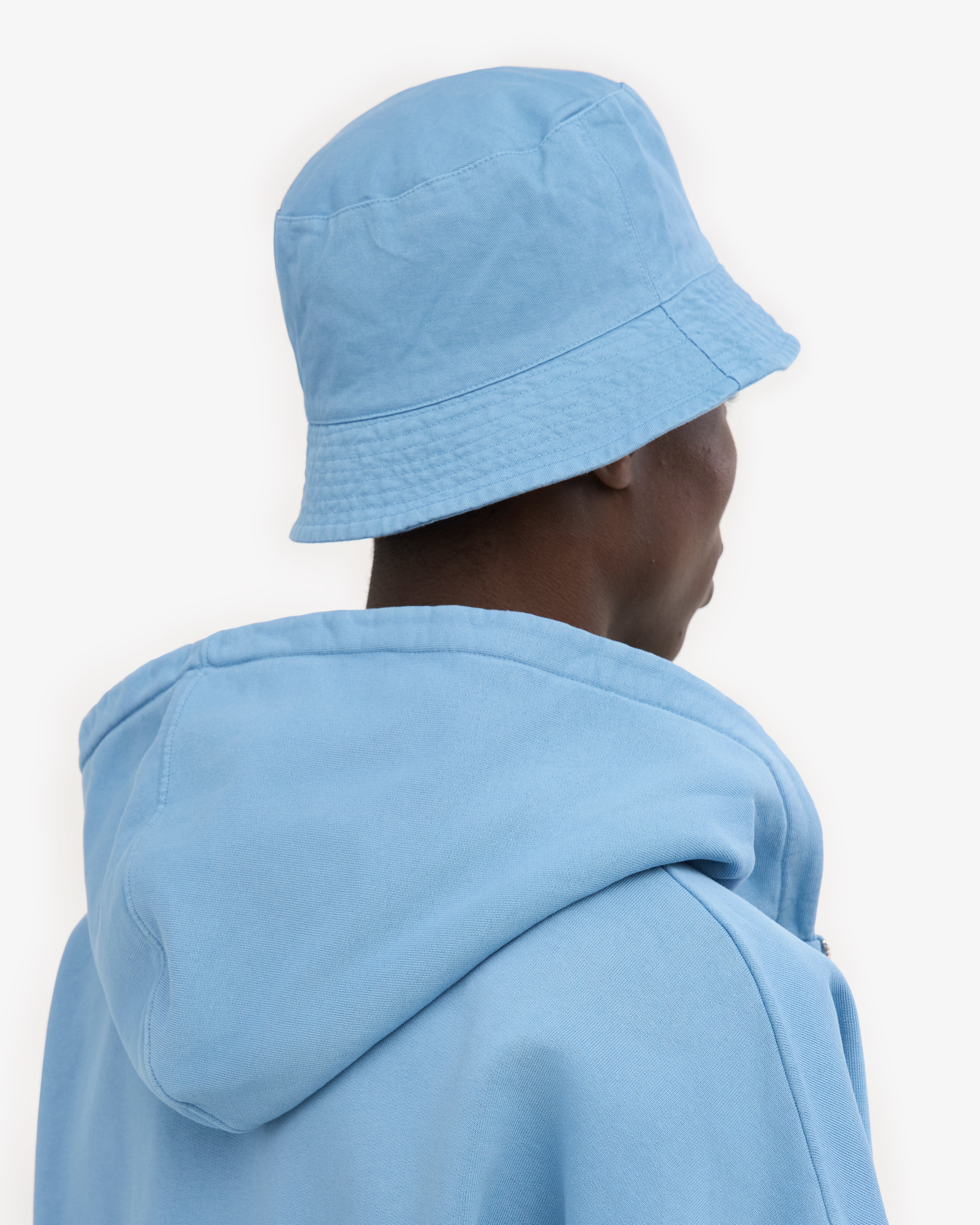 Organic Cotton Bucket Hat - Seaside Blue