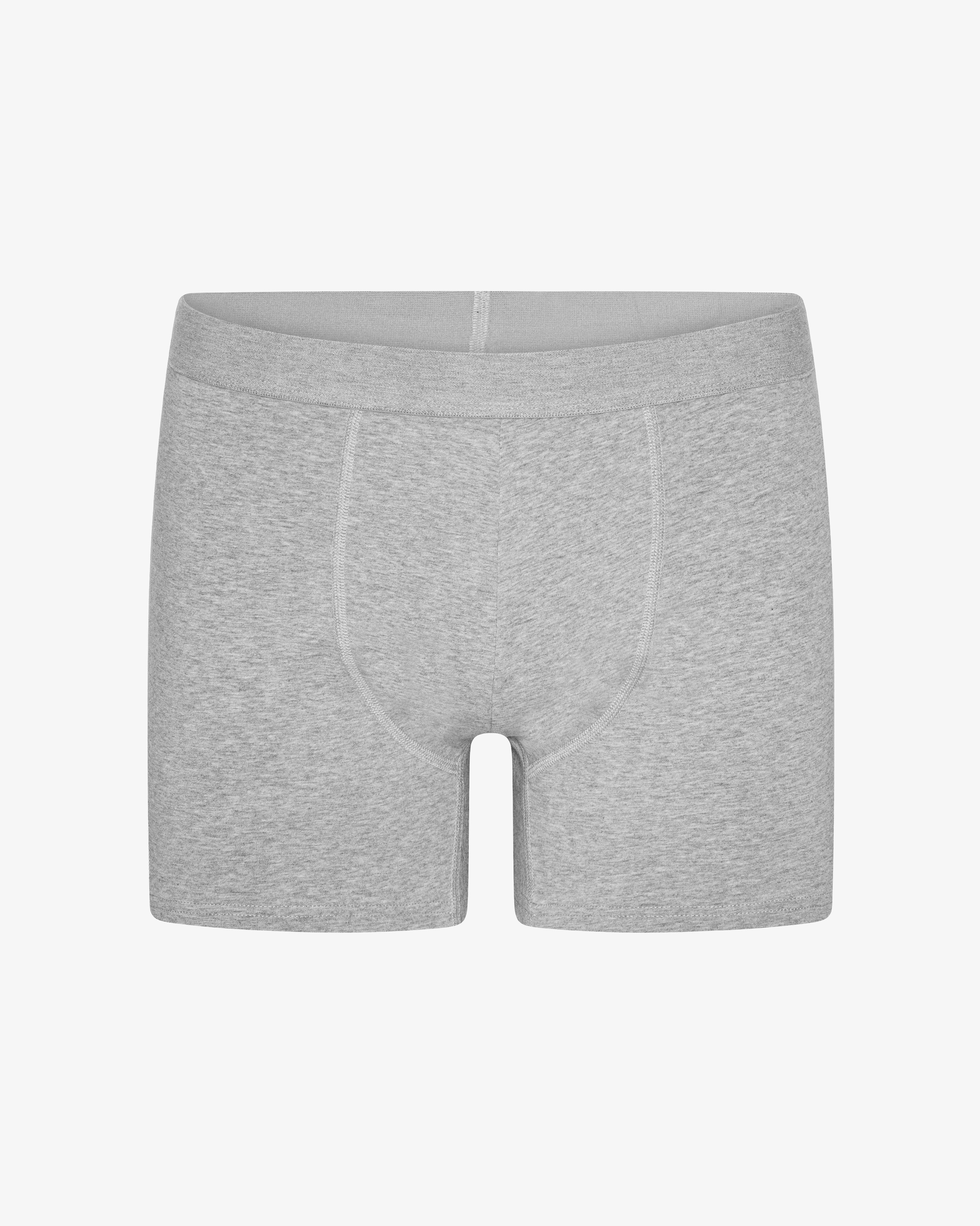Classic Organic Boxer Briefs - Heather Grey