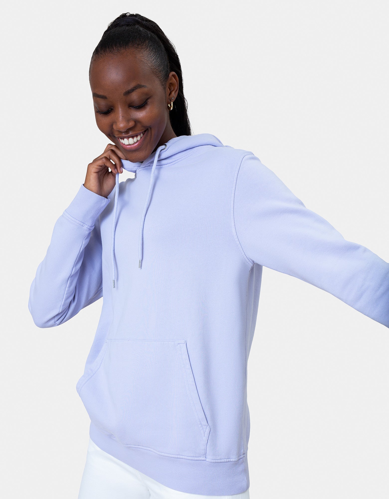 Colorful Standard Classic Organic Hood Hoodie Bright Coral