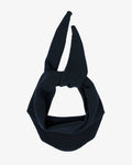 Merino Wool Triangle Scarf - Navy Blue