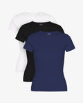 Organic Rib Tee - Mixed 03 (3-Pack)