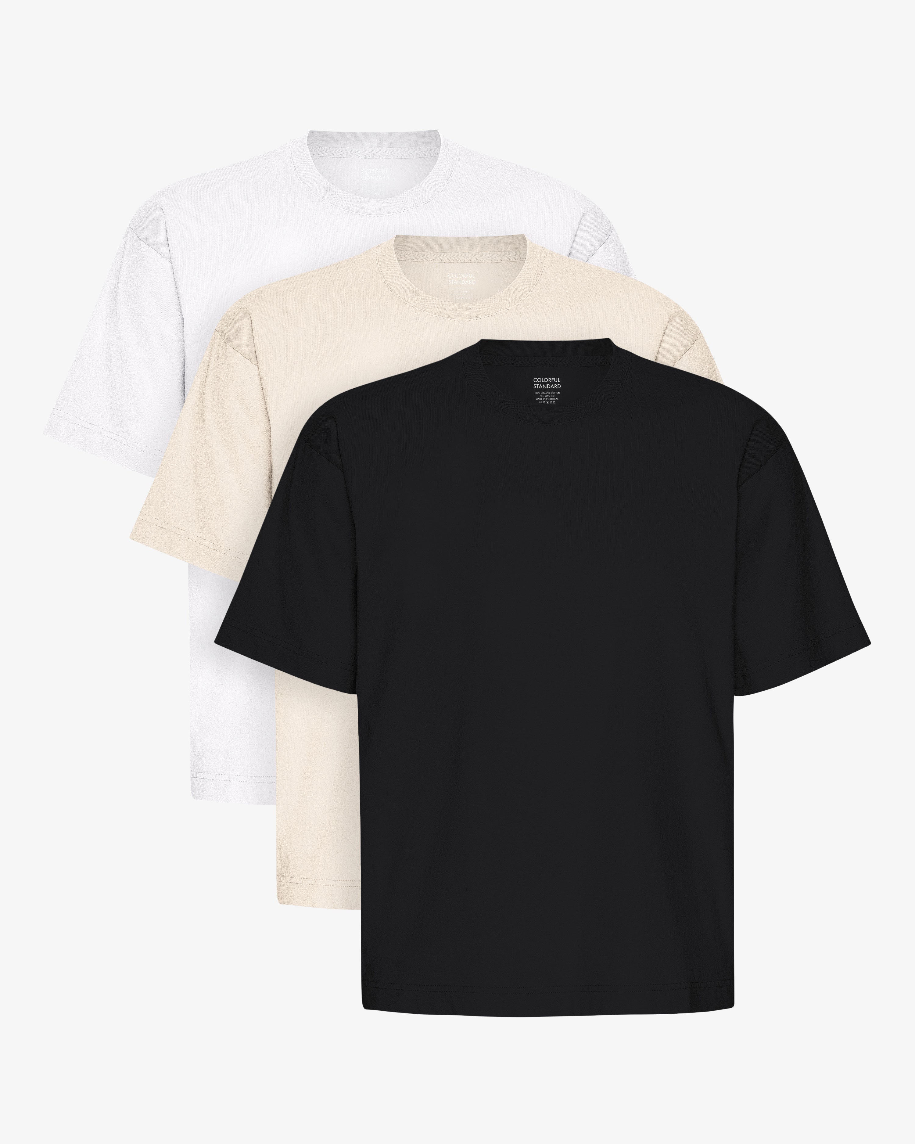 Oversized Organic Tee - Mixed 02 (3-Pack)