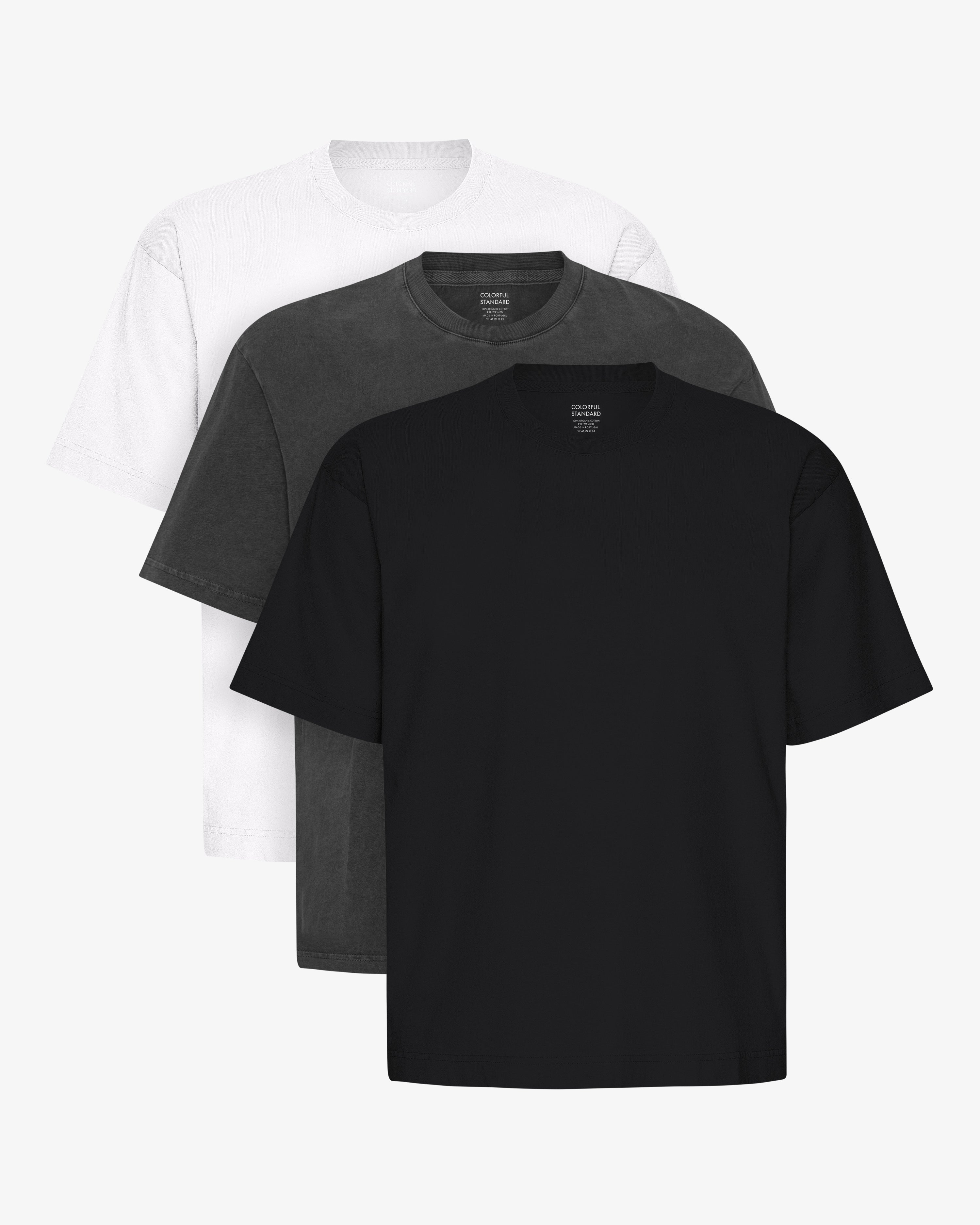 Oversized Organic Tee - Mixed 01 (3-Pack)