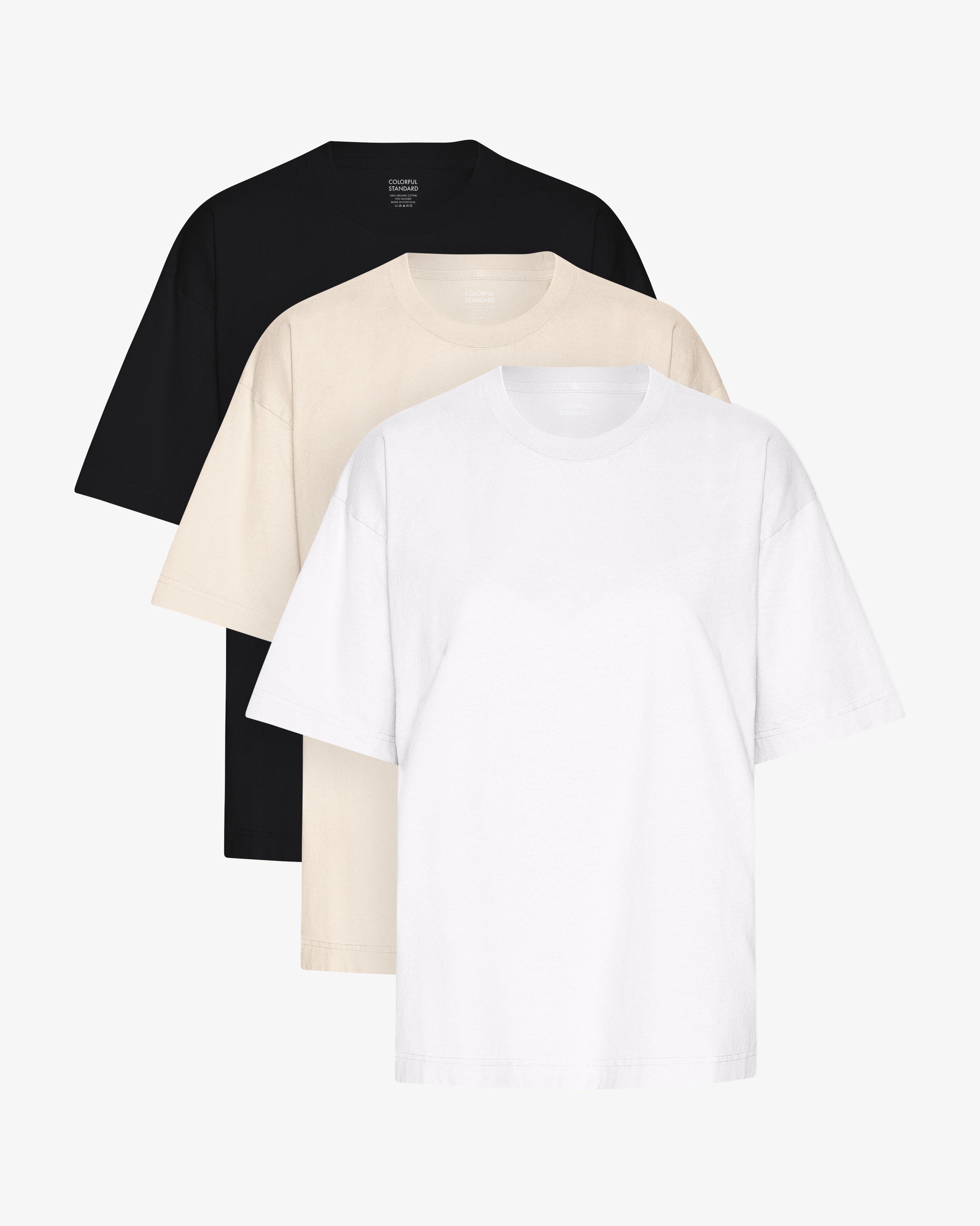 Oversized Organic Tee - Mixed 03 (3-Pack)