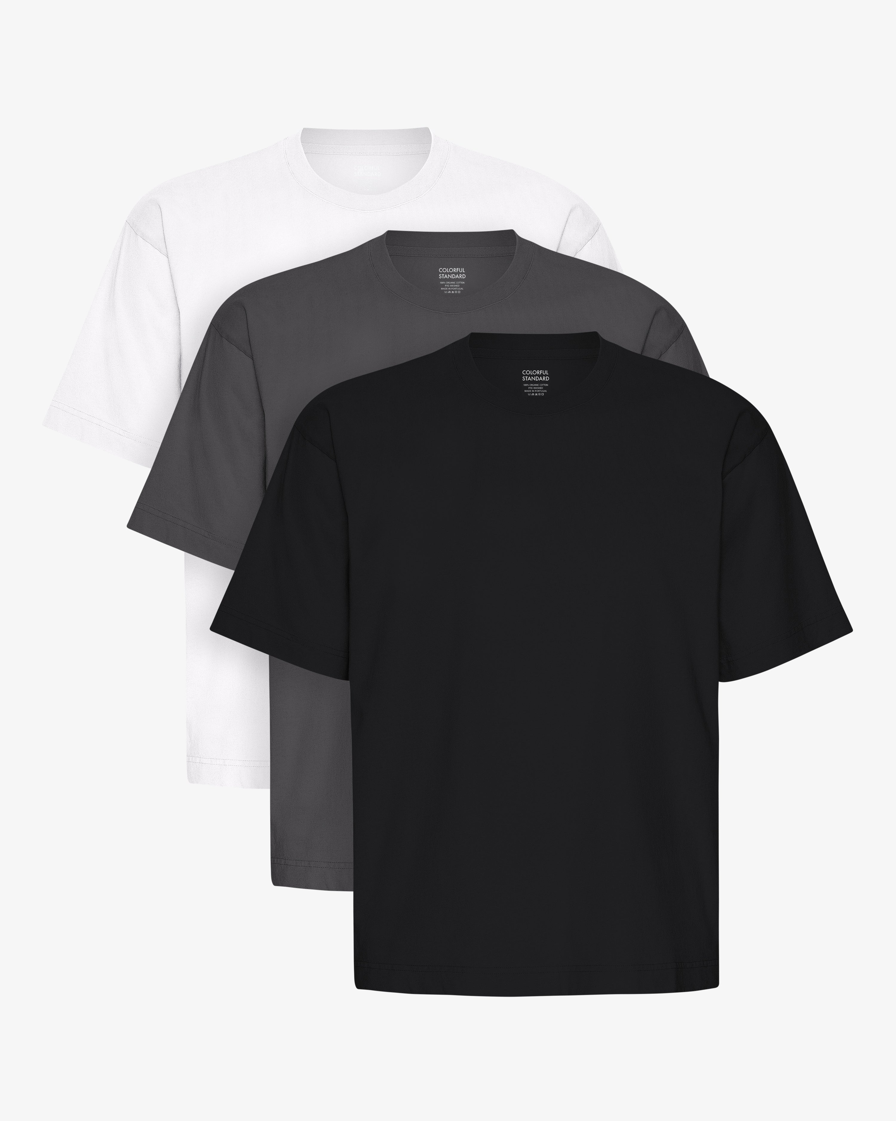Oversized Organic Tee - Mixed 04 (3-Pack)