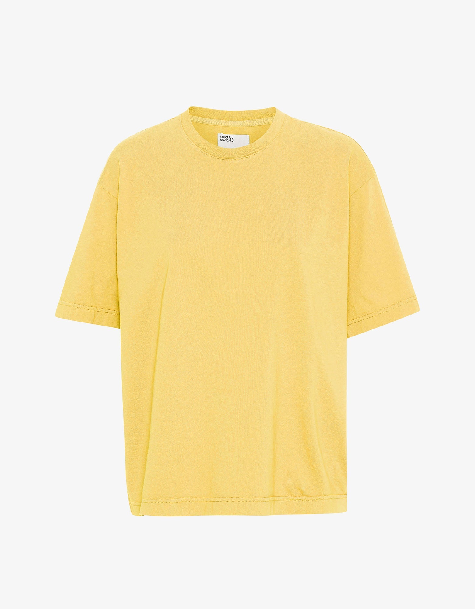 Colorful Standard Women Oversized Organic T-Shirt Women Oversized T-shirt Lemon Yellow
