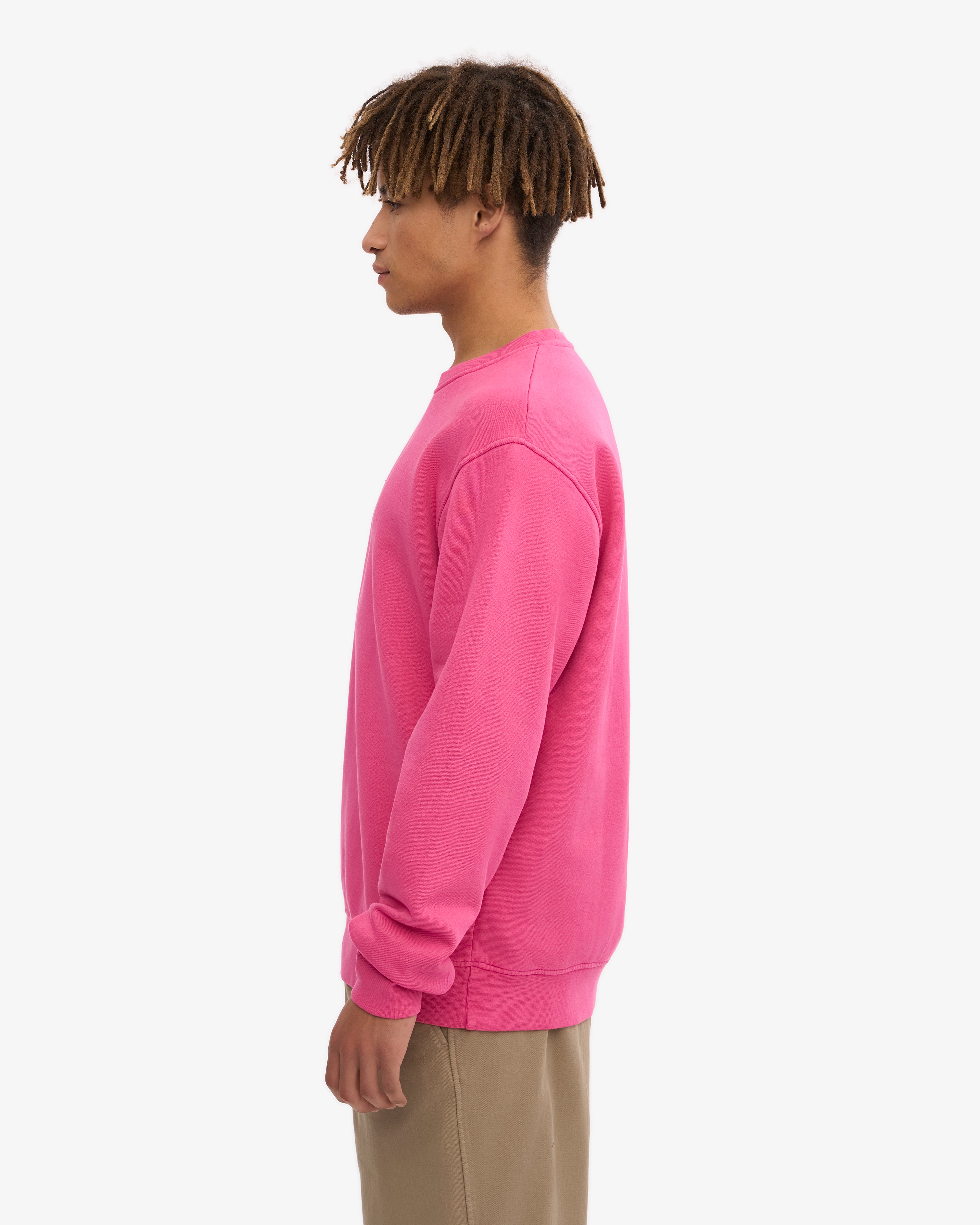 Classic Organic Crew - Bubblegum Pink XS