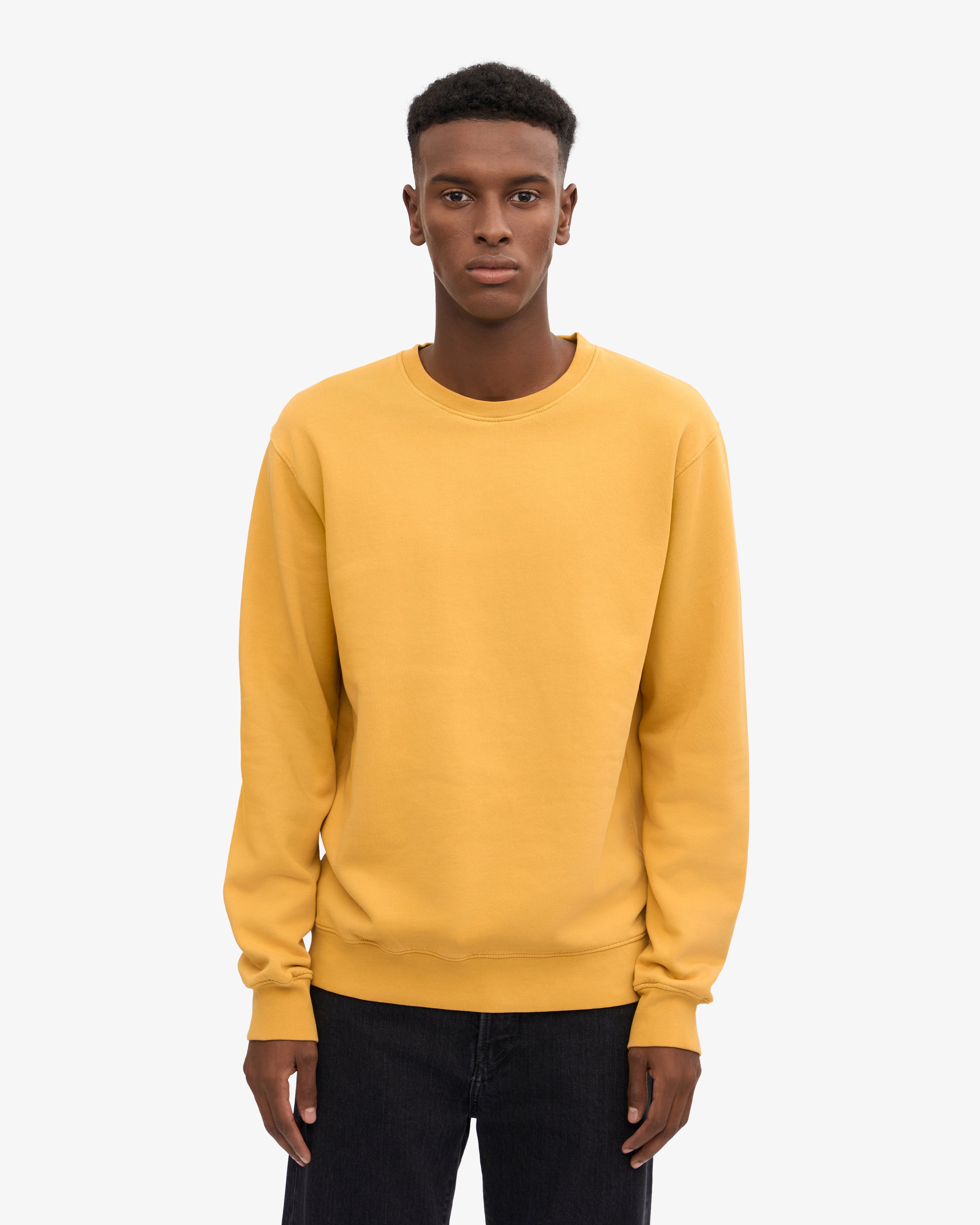 Classic Organic Crew - Burned Yellow XS