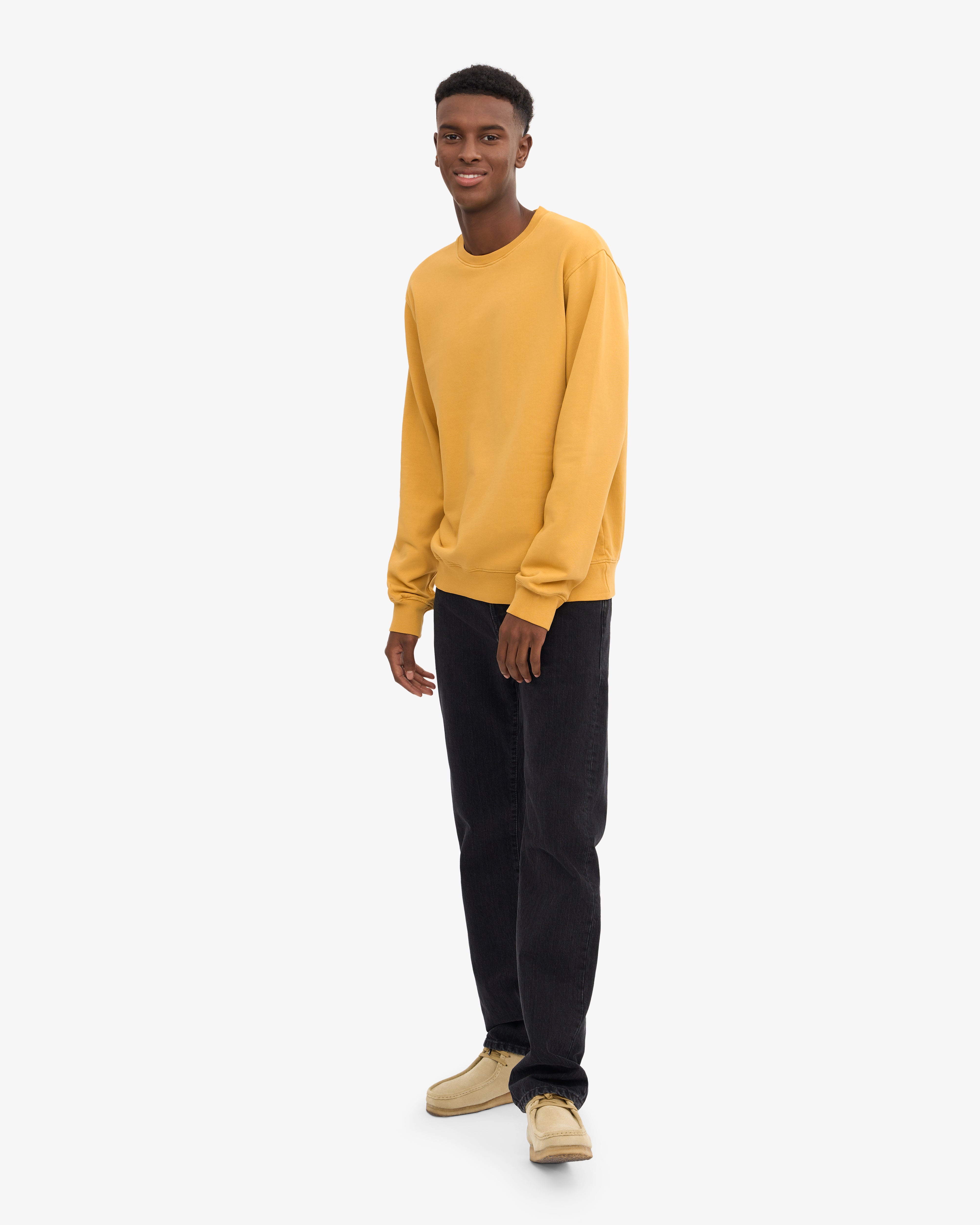 Classic Organic Crew - Burned Yellow XS