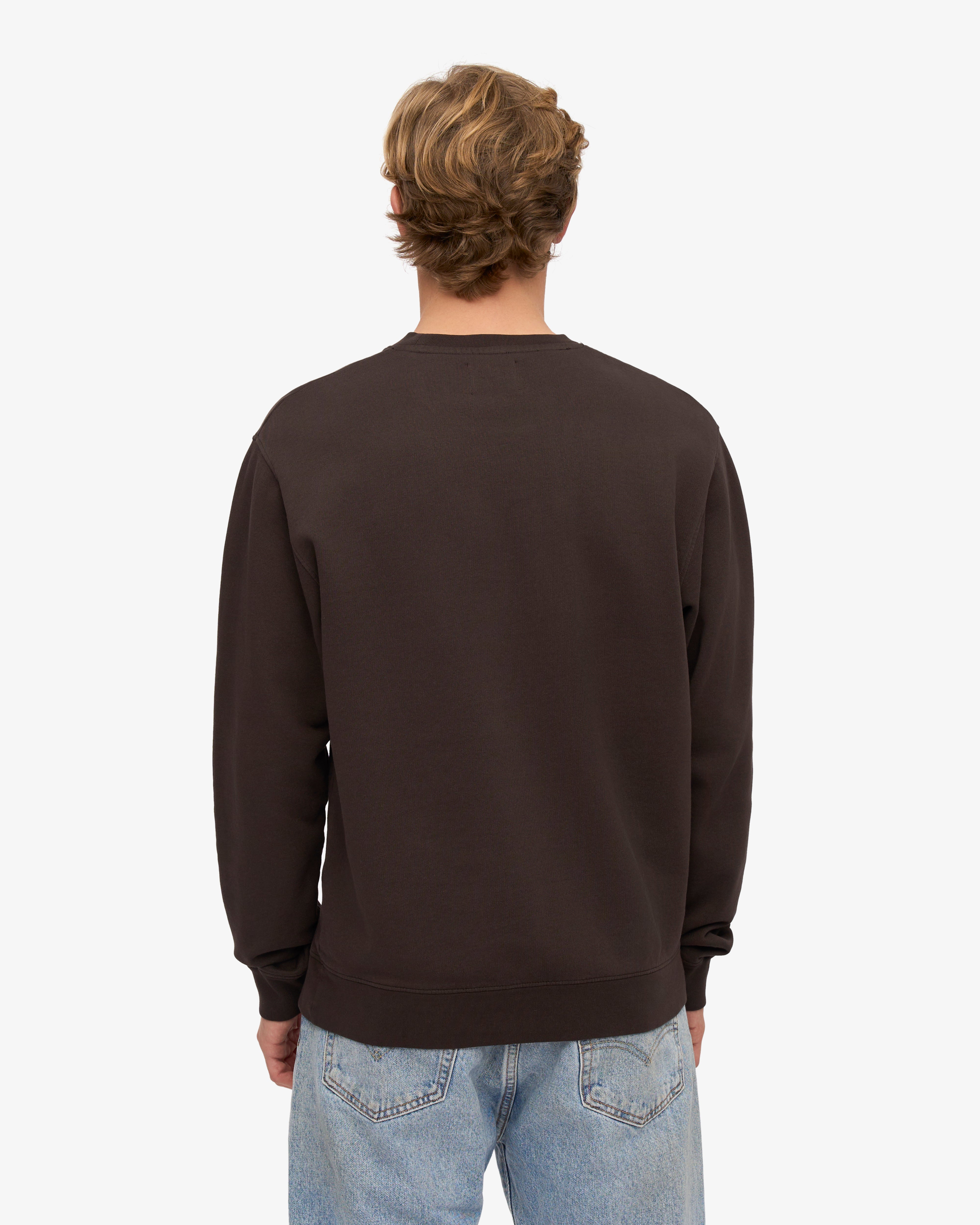 Classic Organic Crew - Coffee Brown XS