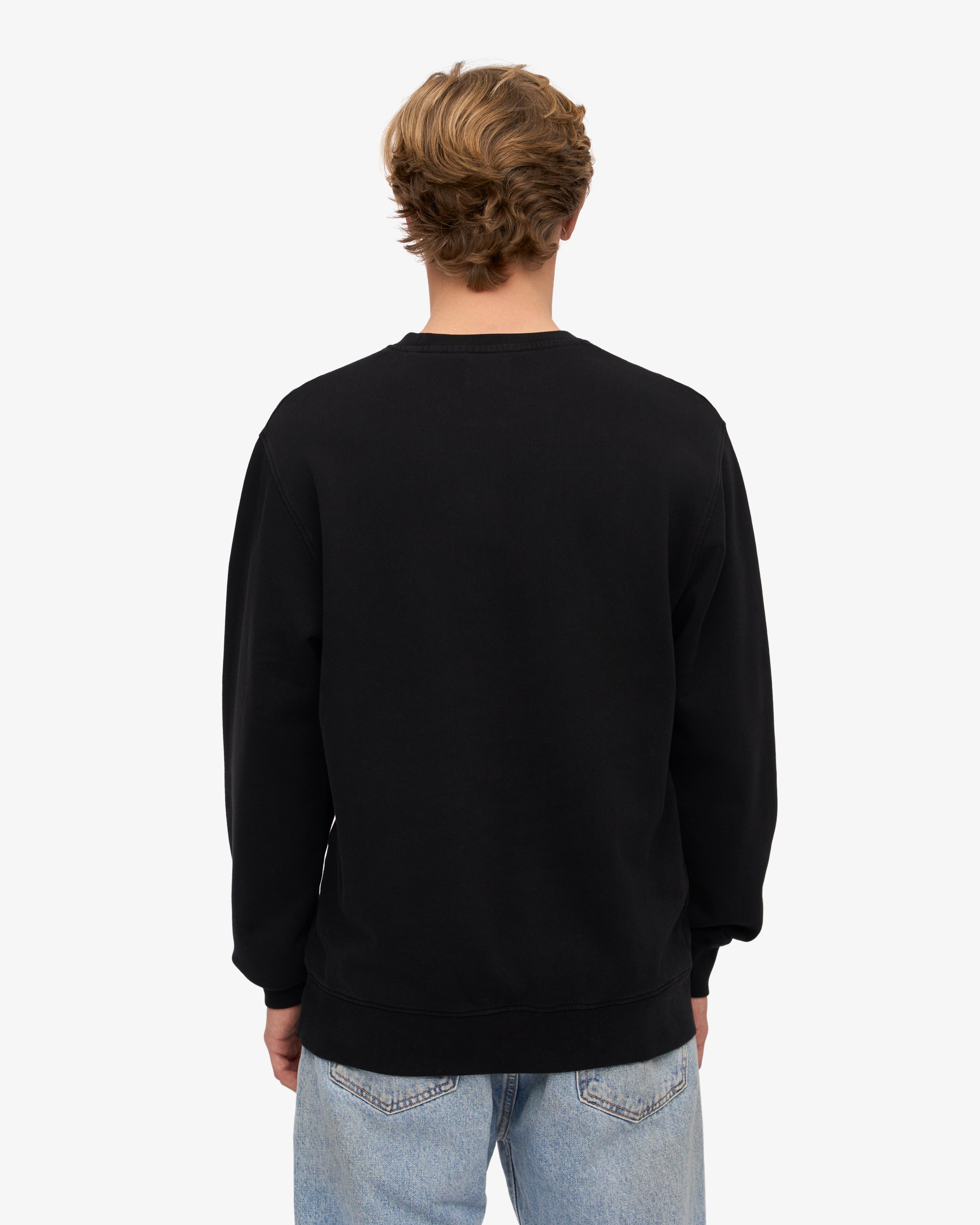 Classic Organic Crew - Deep Black XS