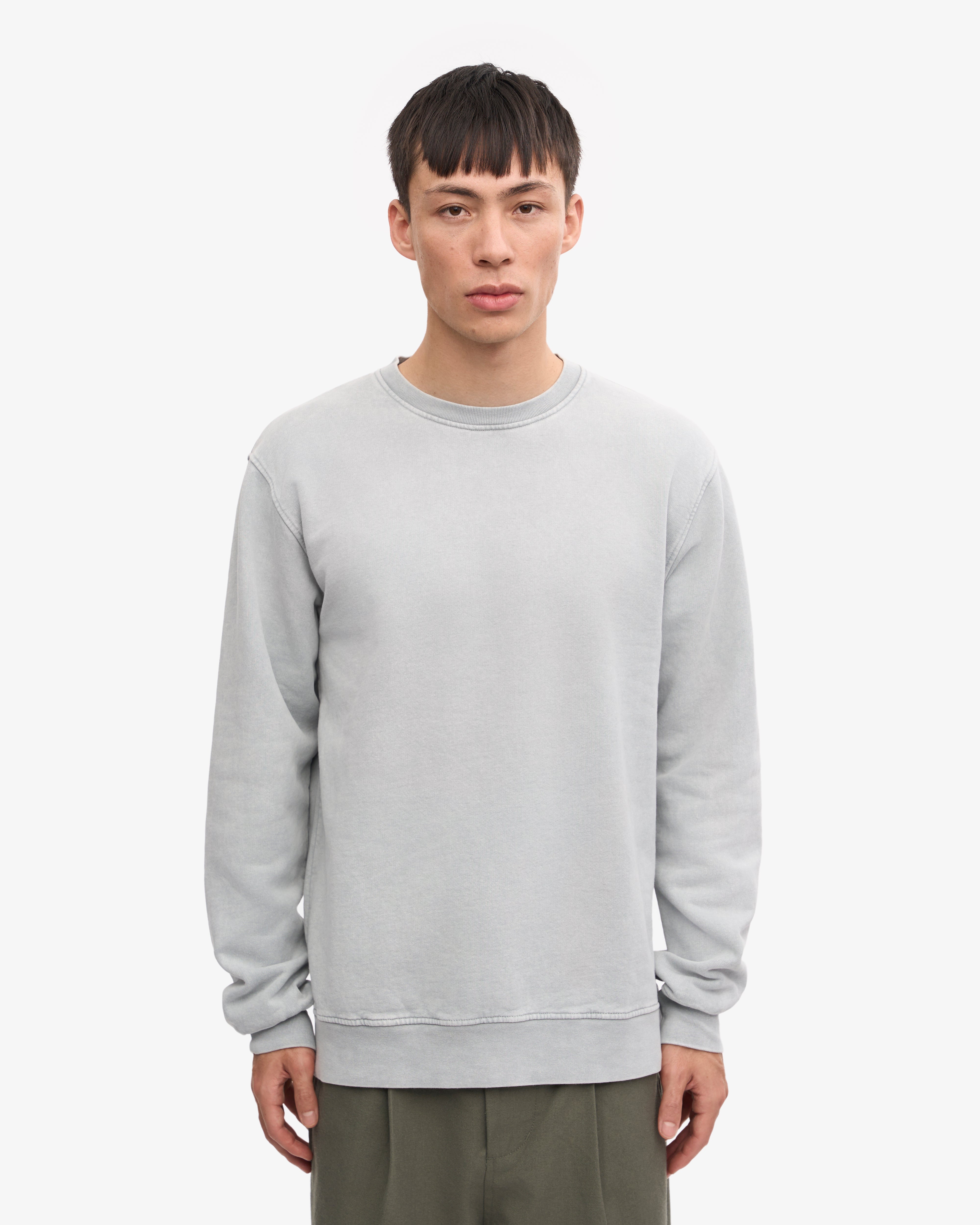 Classic Organic Crew - Faded Grey XS