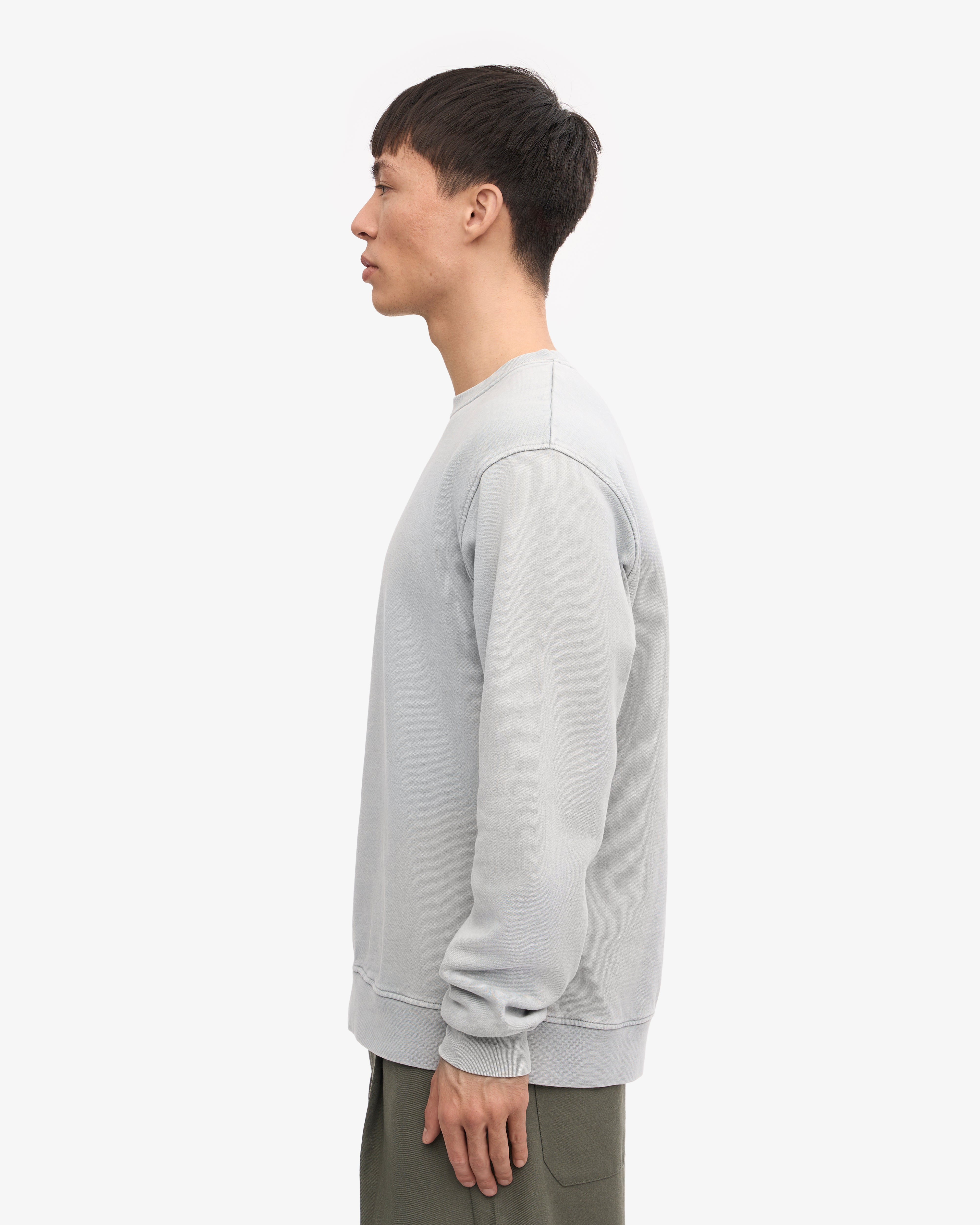 Classic Organic Crew - Faded Grey XS
