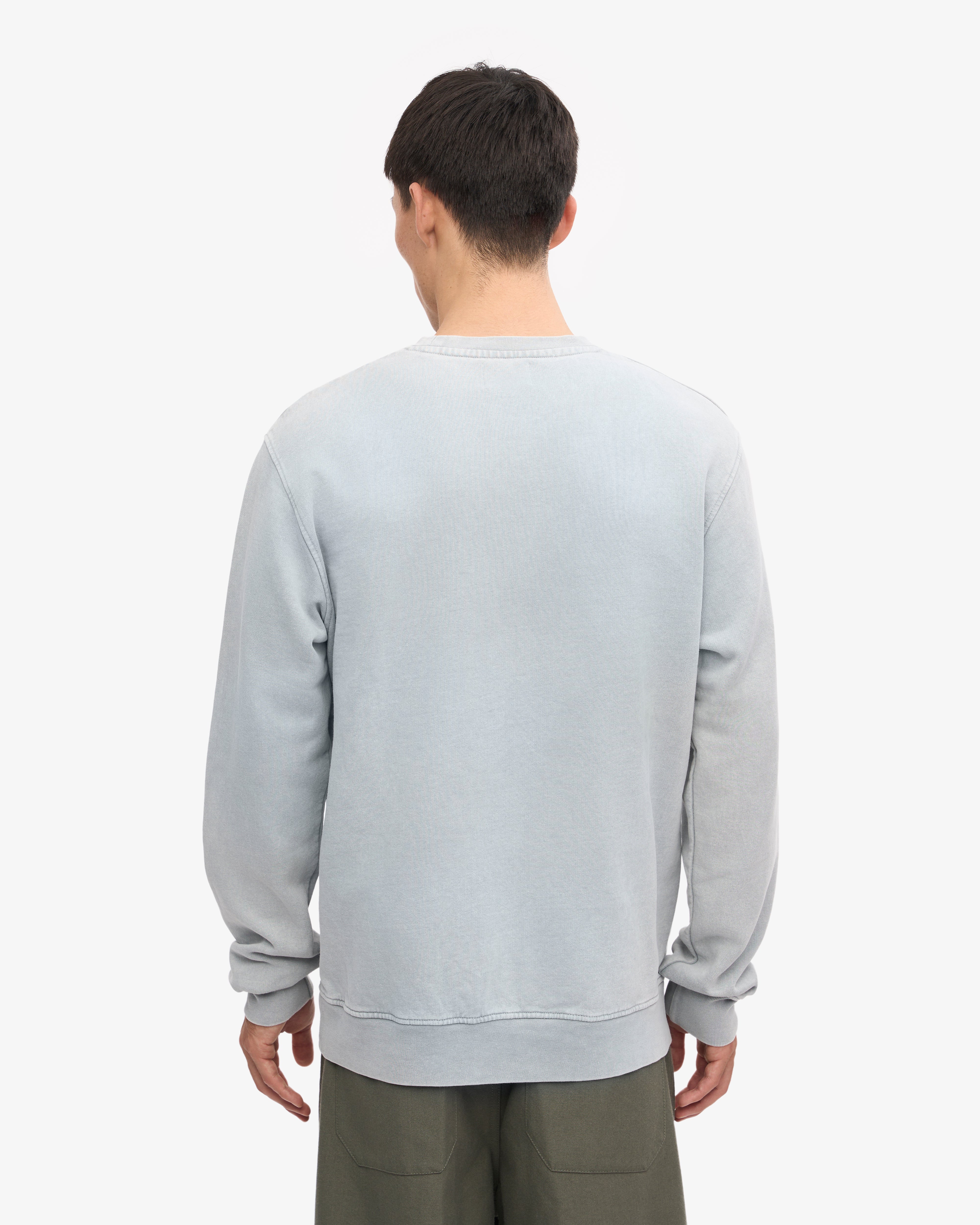 Classic Organic Crew - Faded Grey XS