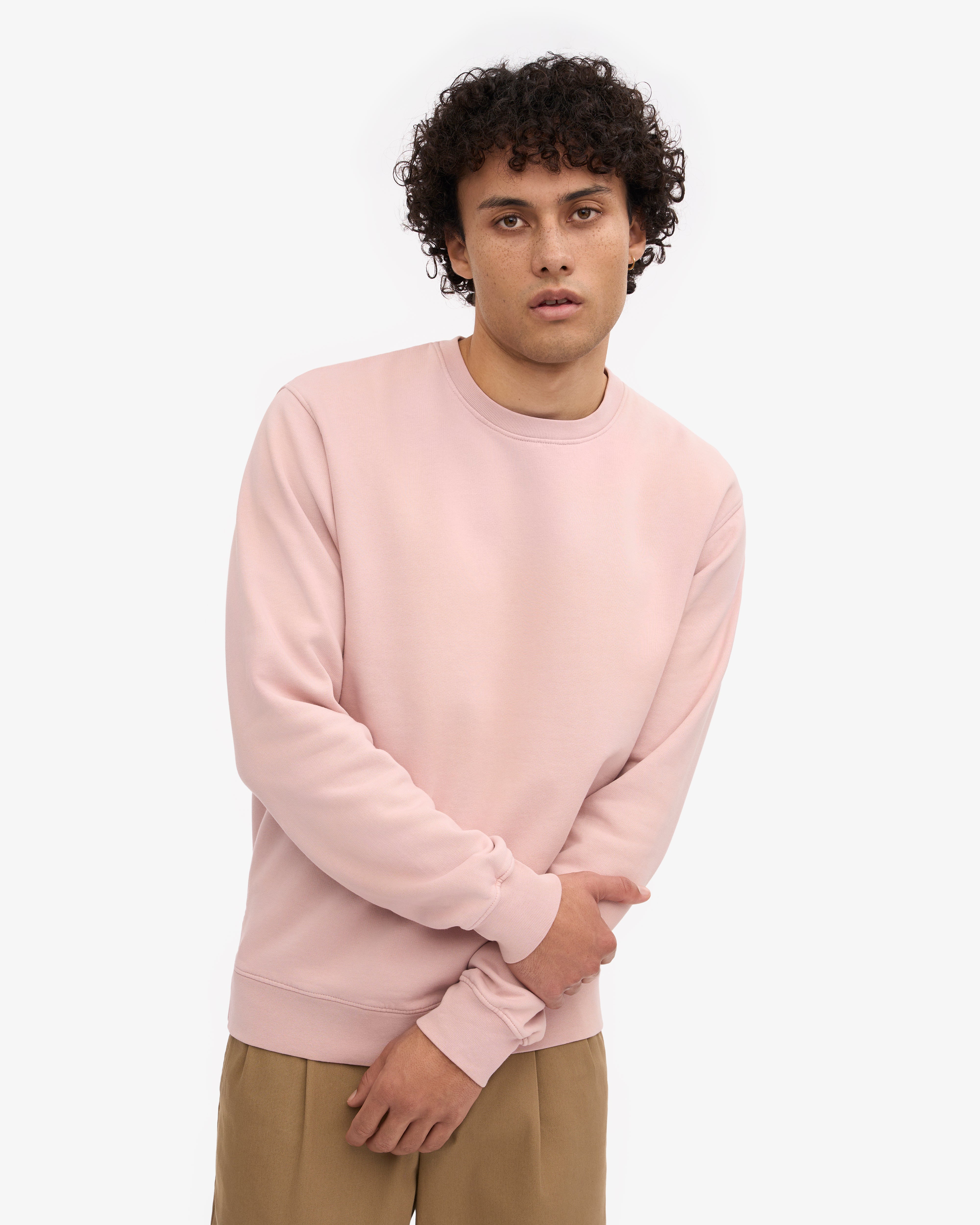 Classic Organic Crew - Faded Pink XS