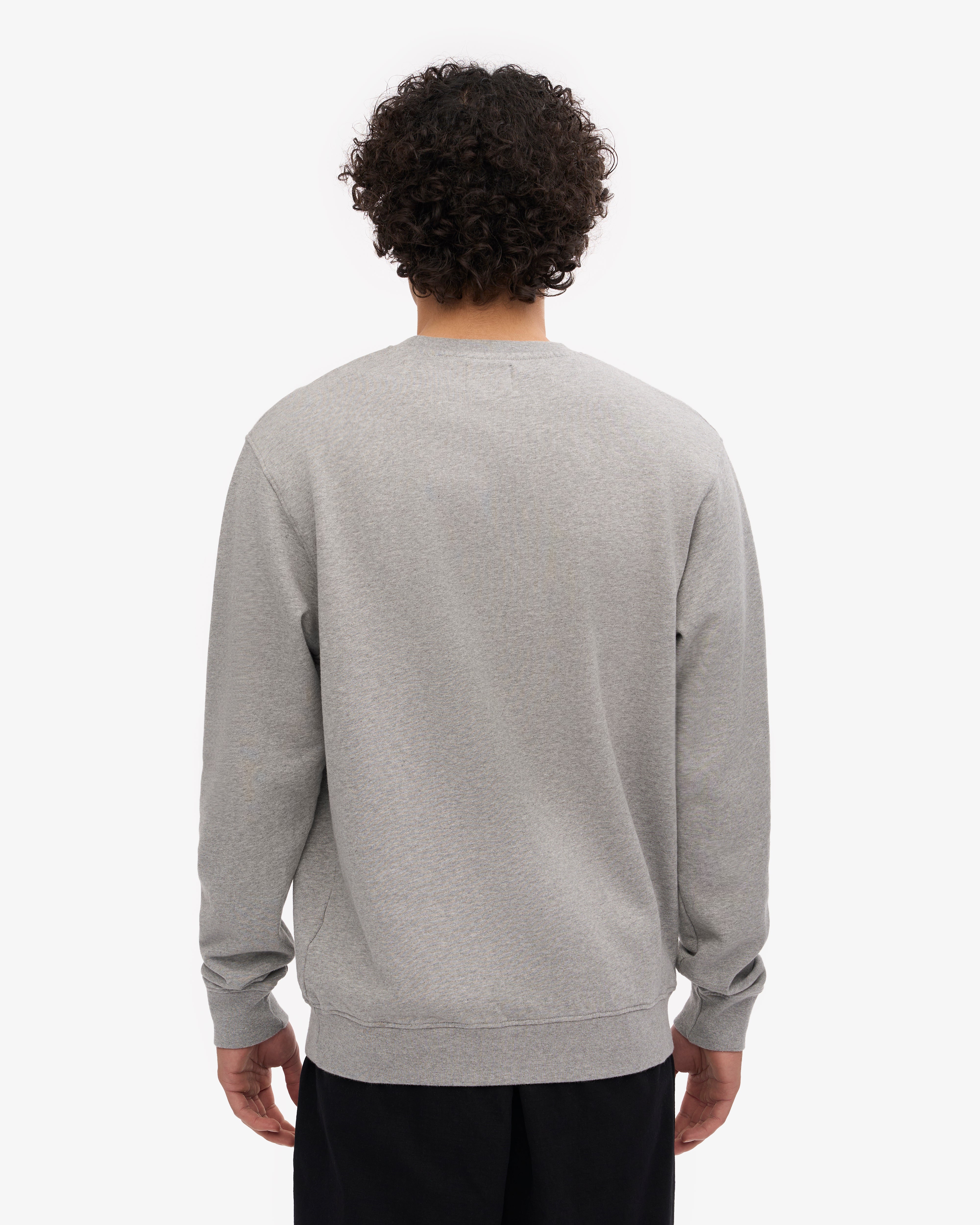 Classic Organic Crew - Heather Grey XS