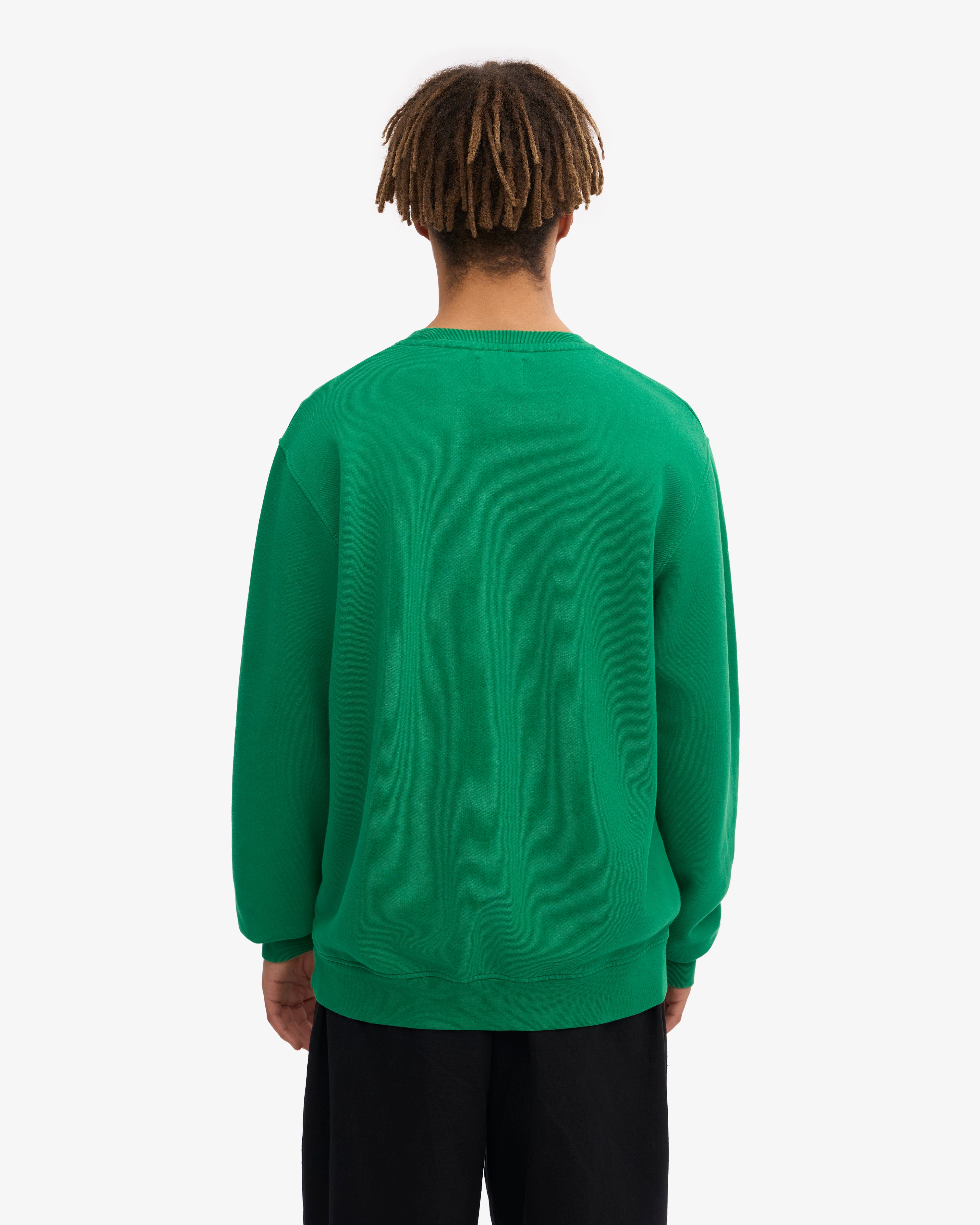 Classic Organic Crew - Kelly Green XS