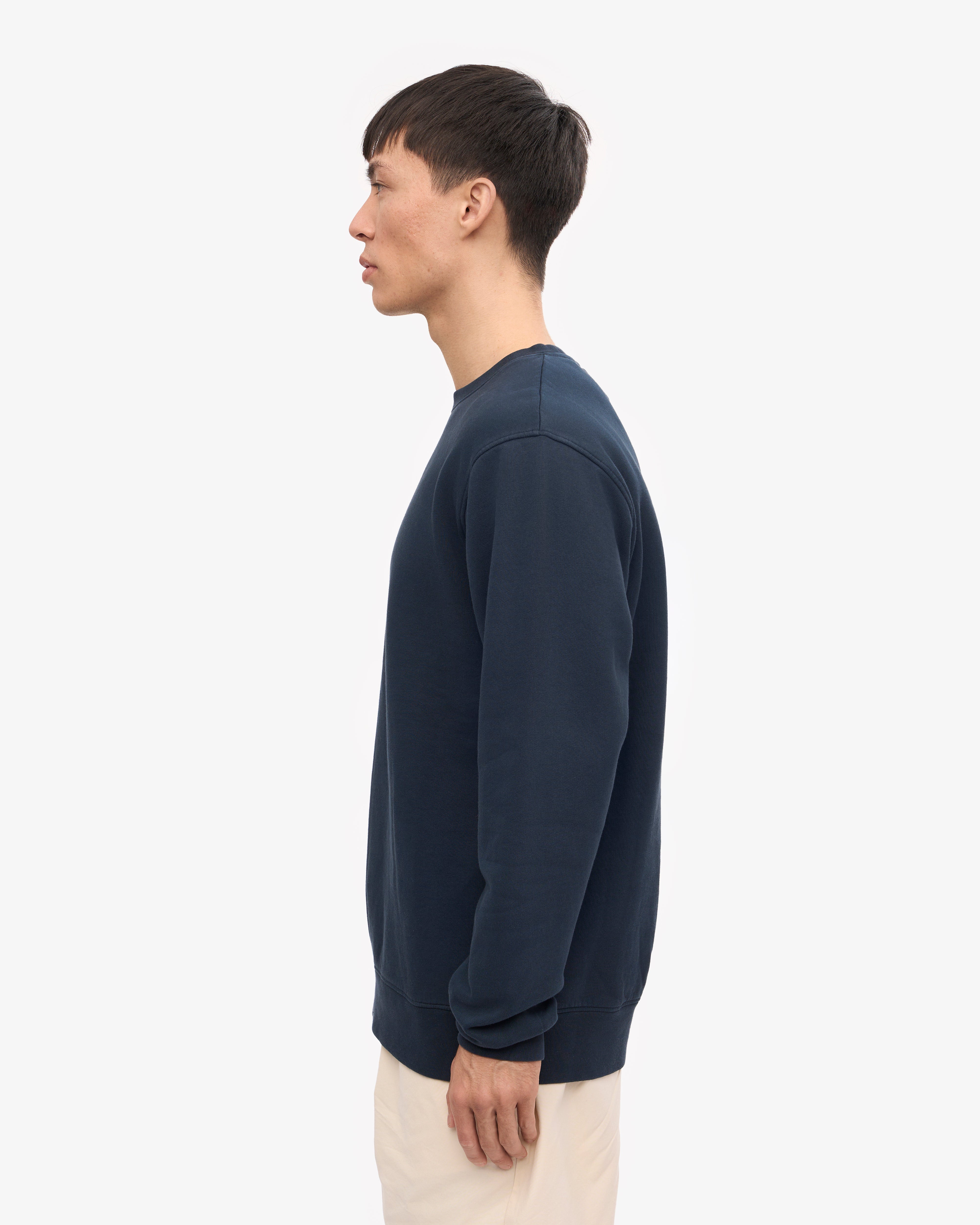 Classic Organic Crew - Navy Blue XS