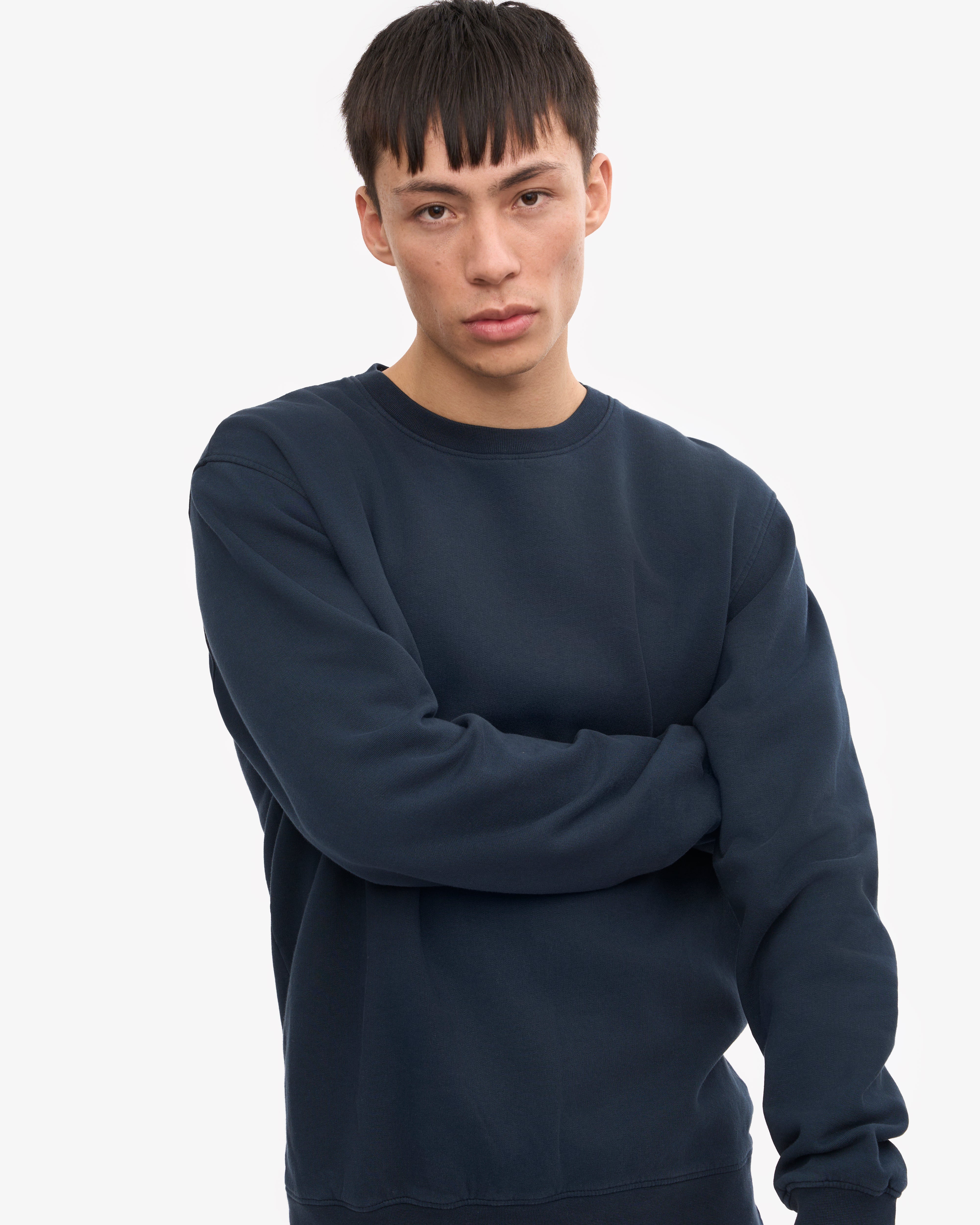 Classic Organic Crew - Navy Blue XS