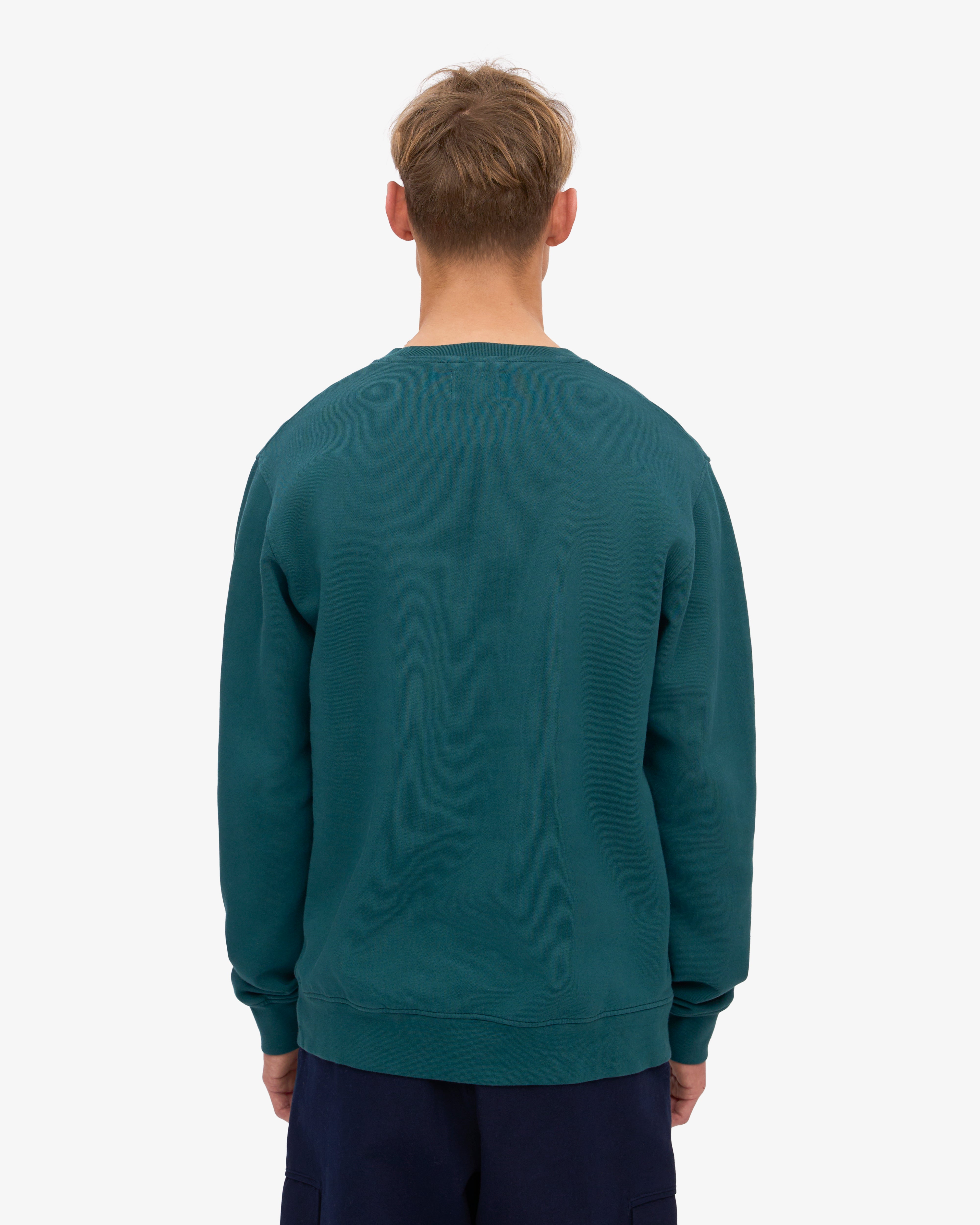 Classic Organic Crew - Ocean Green XS