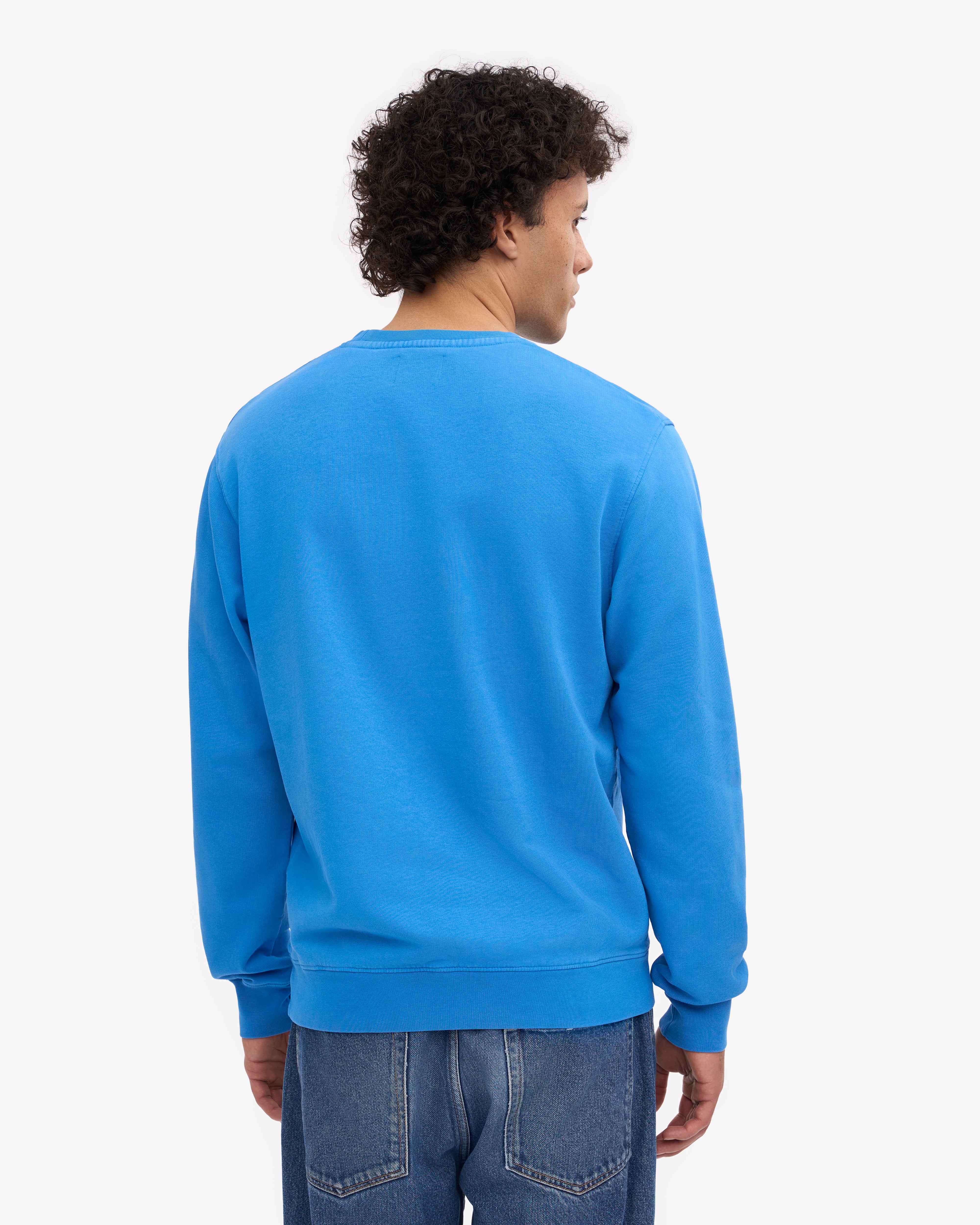 Classic Organic Crew - Pacific Blue XS