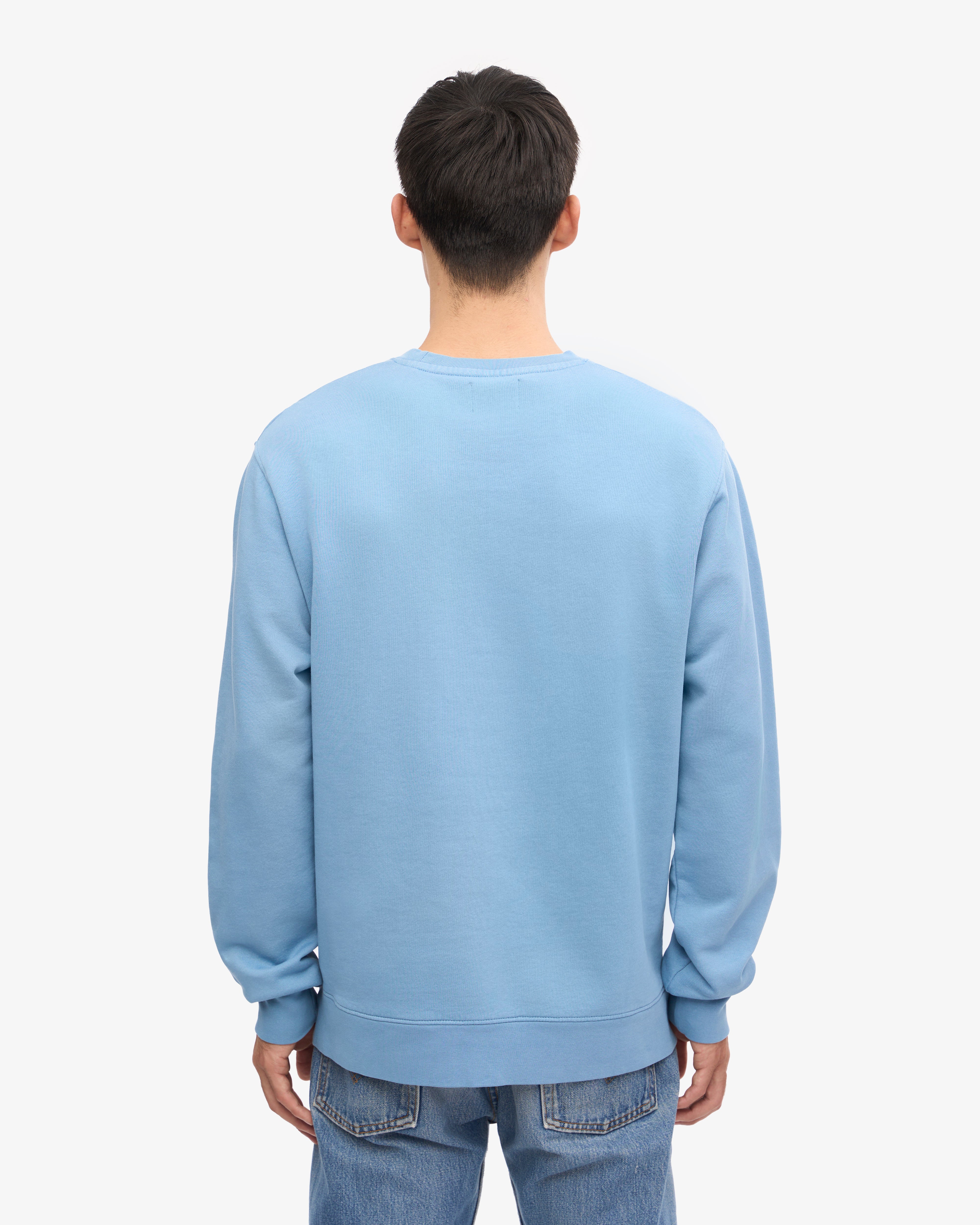 Classic Organic Crew - Seaside Blue XS