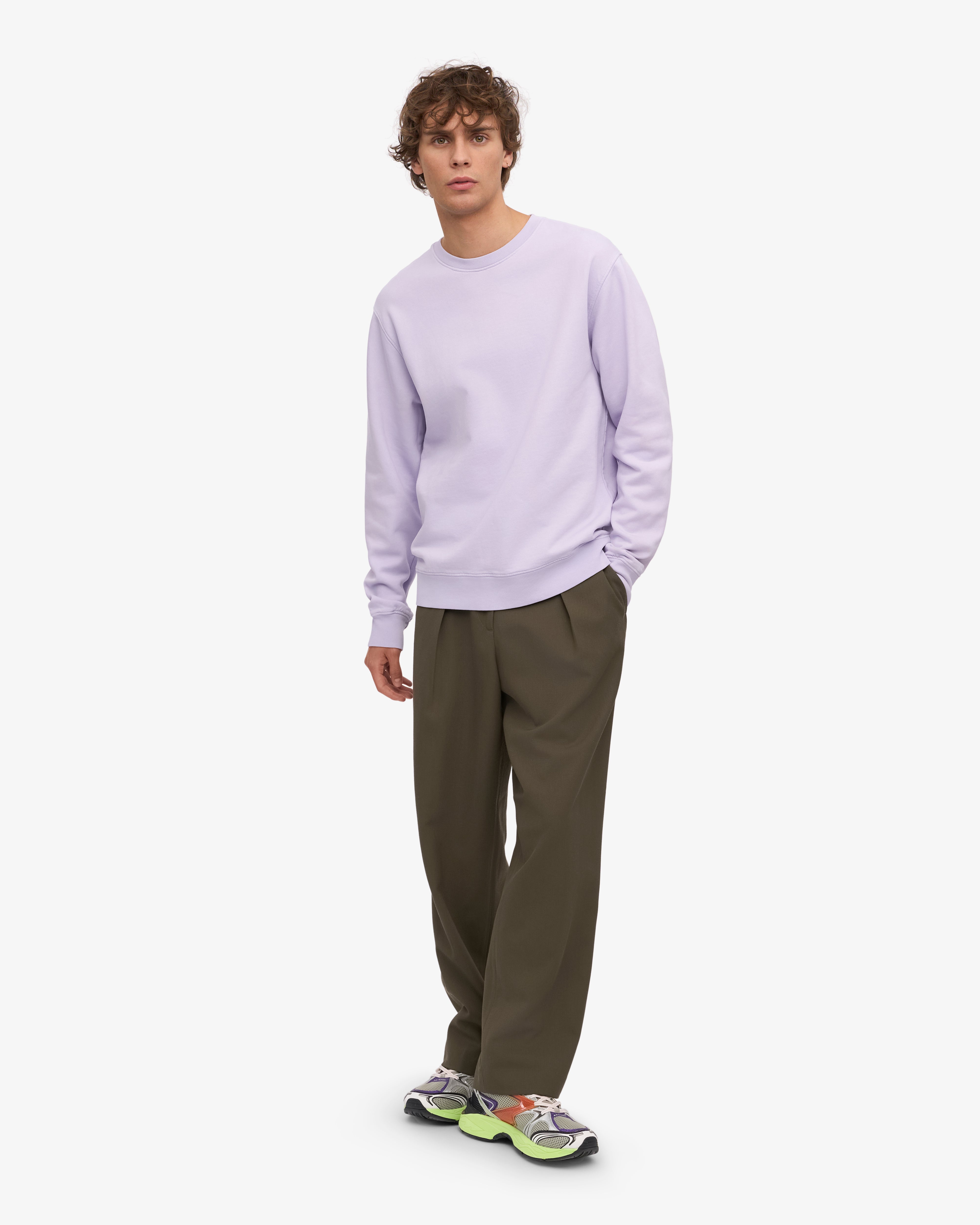 Classic Organic Crew - Soft Lavender XS
