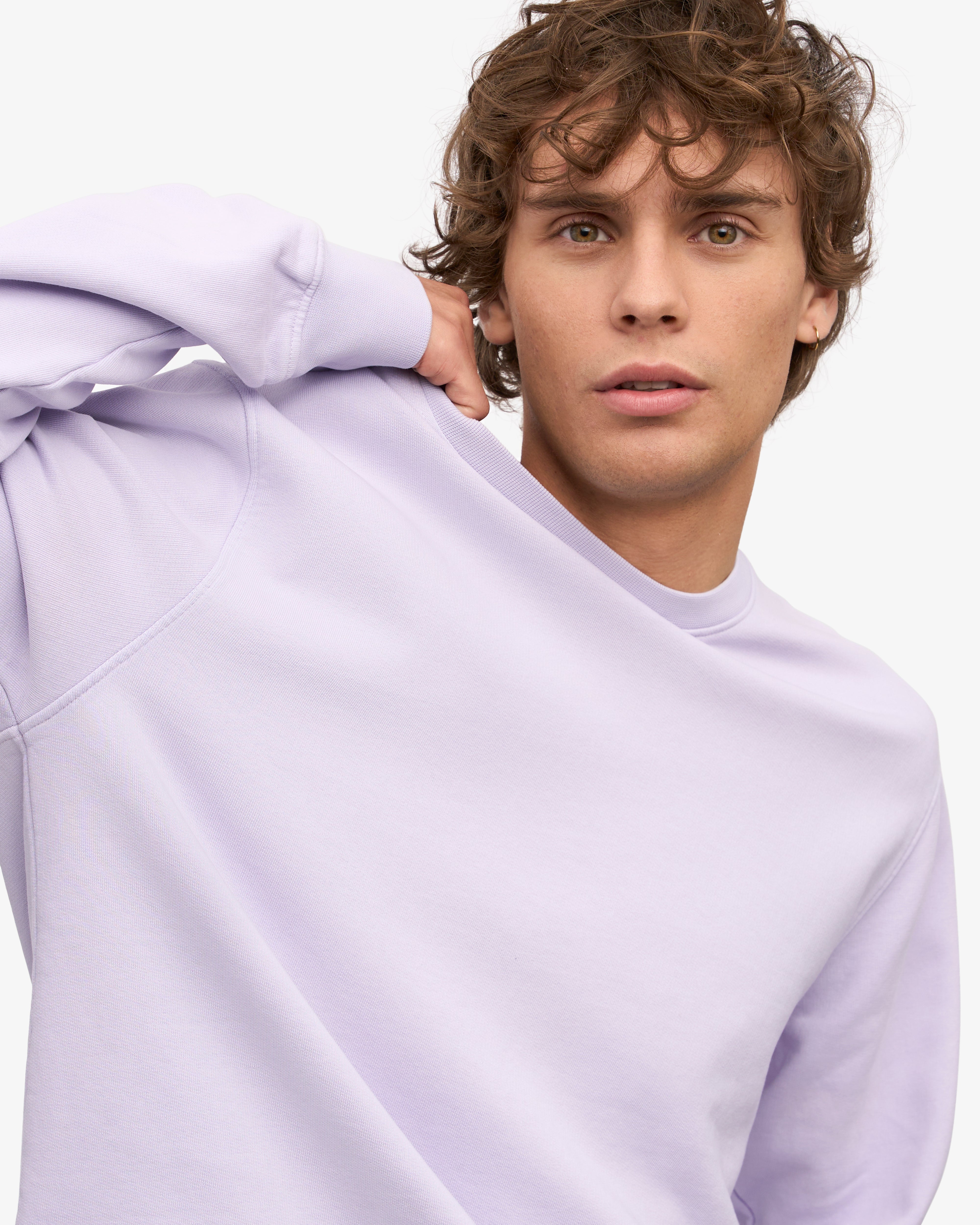 Classic Organic Crew - Soft Lavender XS
