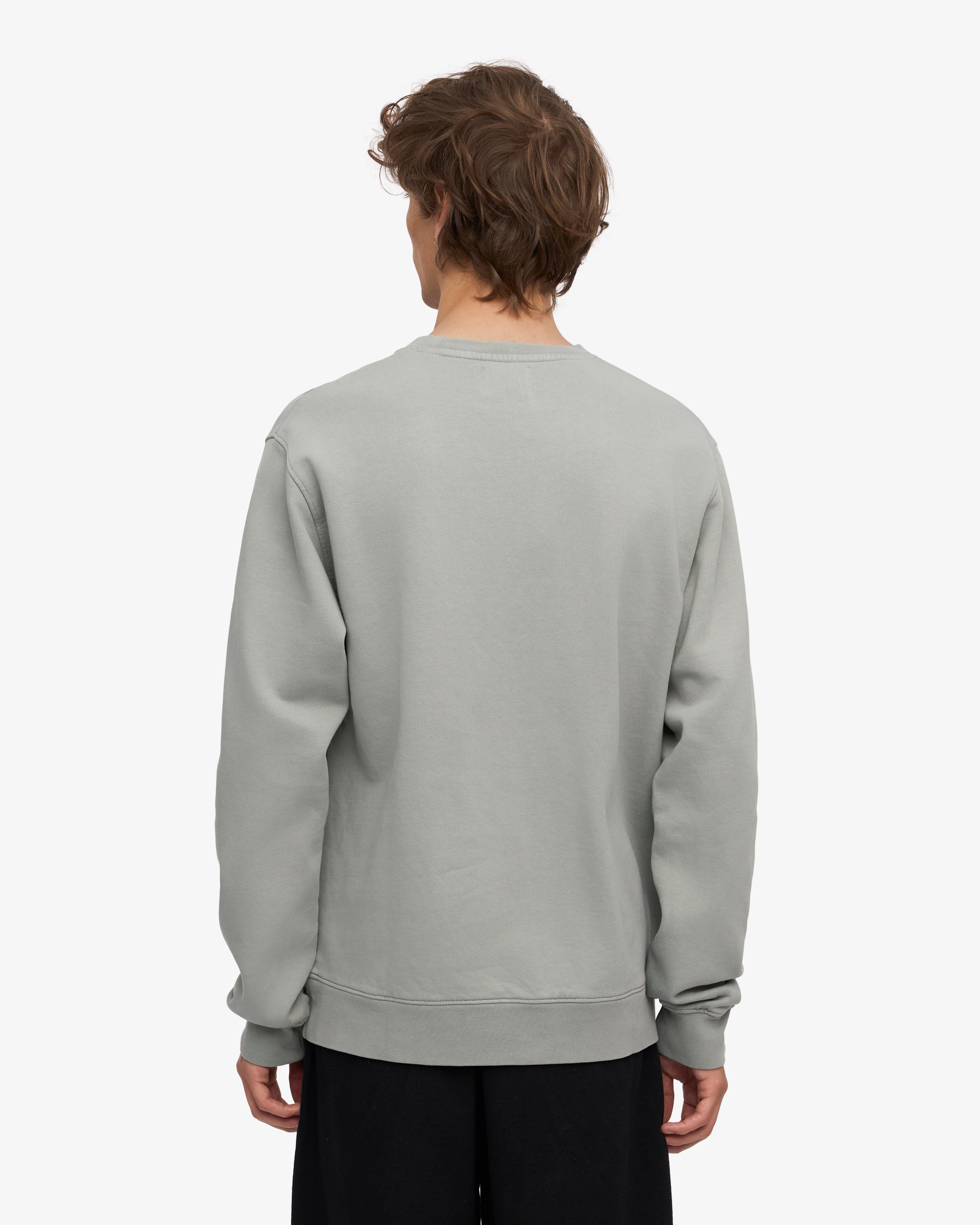 Classic Organic Crew - Steel Blue XS