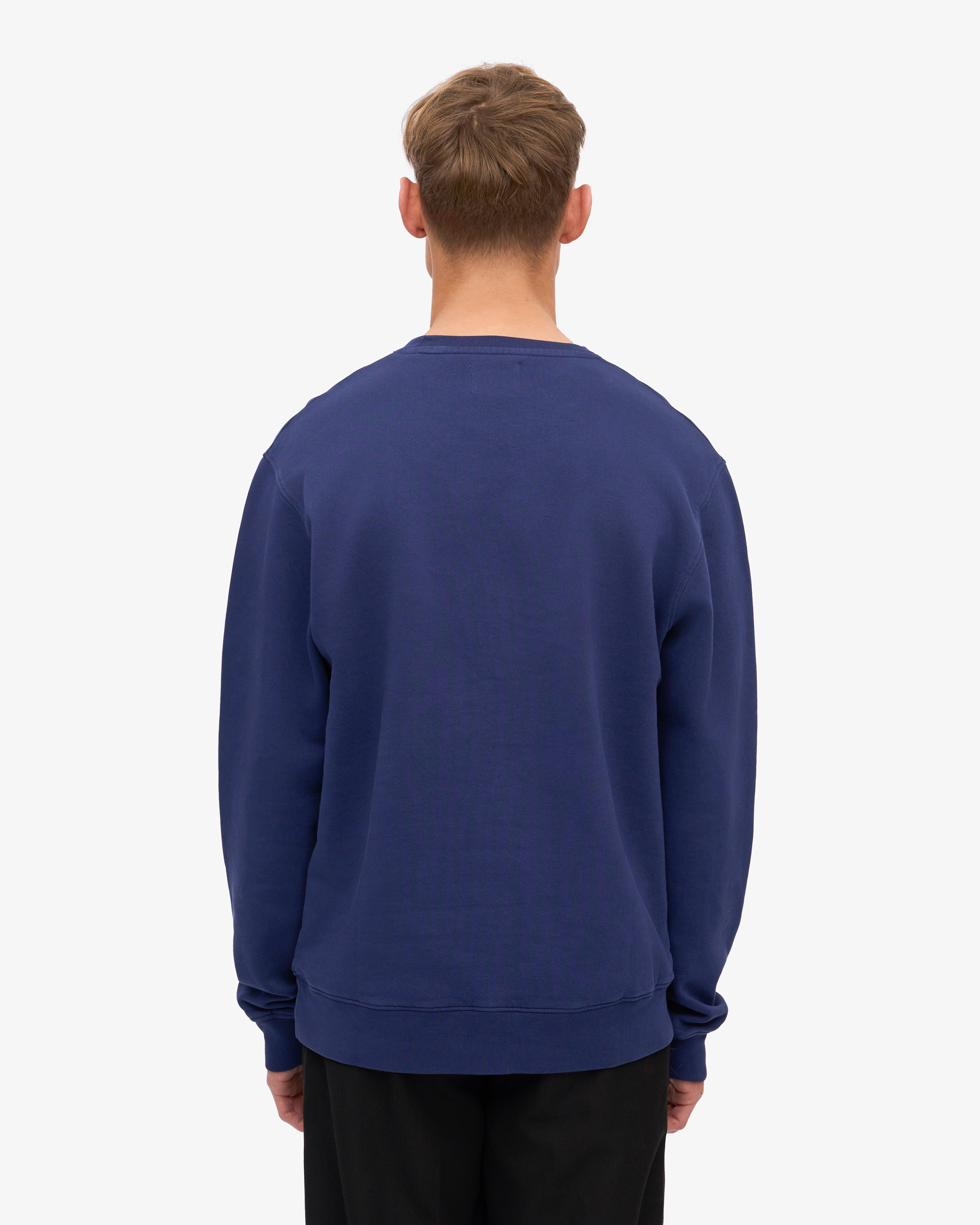 Classic Organic Crew - Marine Blue XS