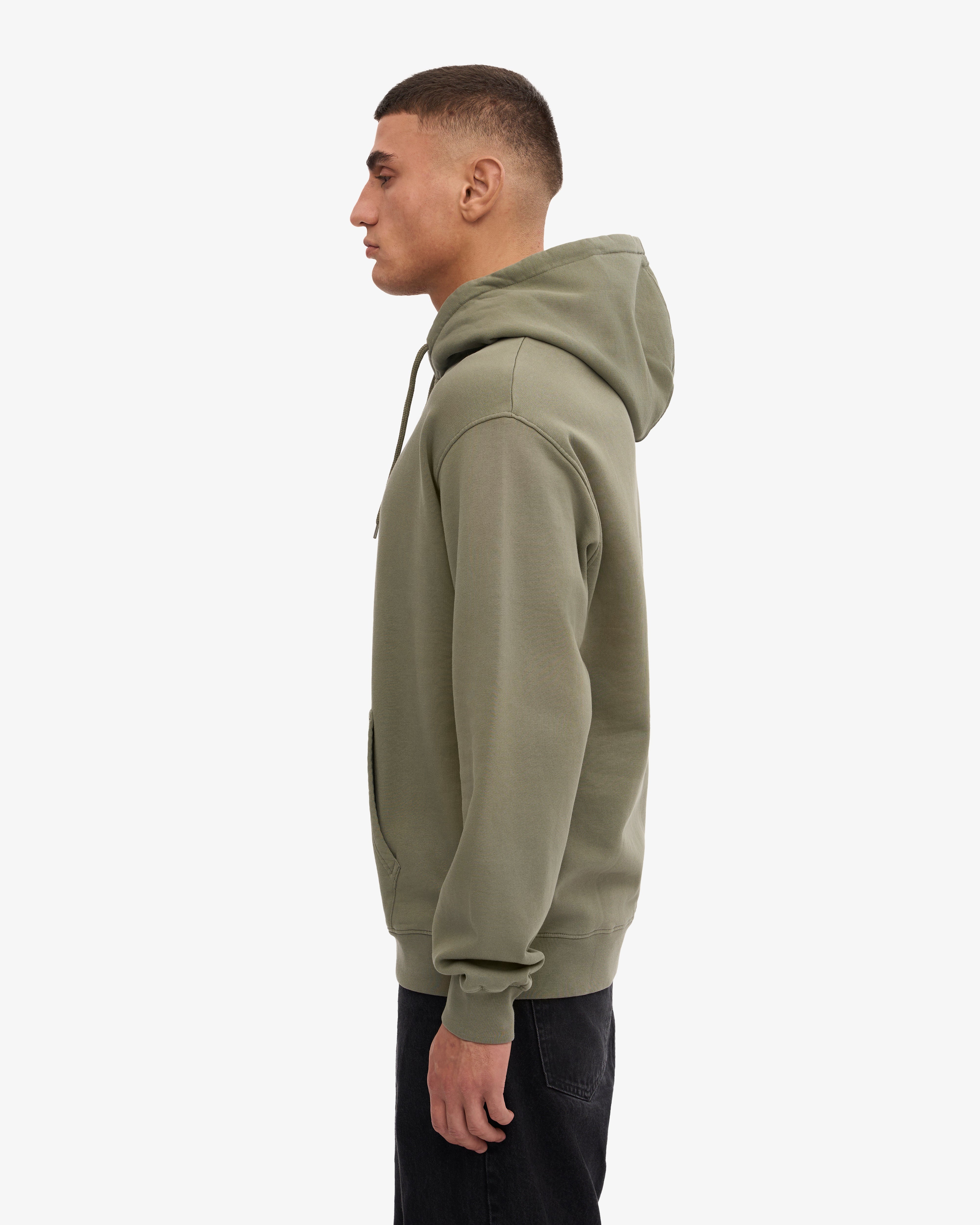 Classic Organic Hood - Dusty Olive XS